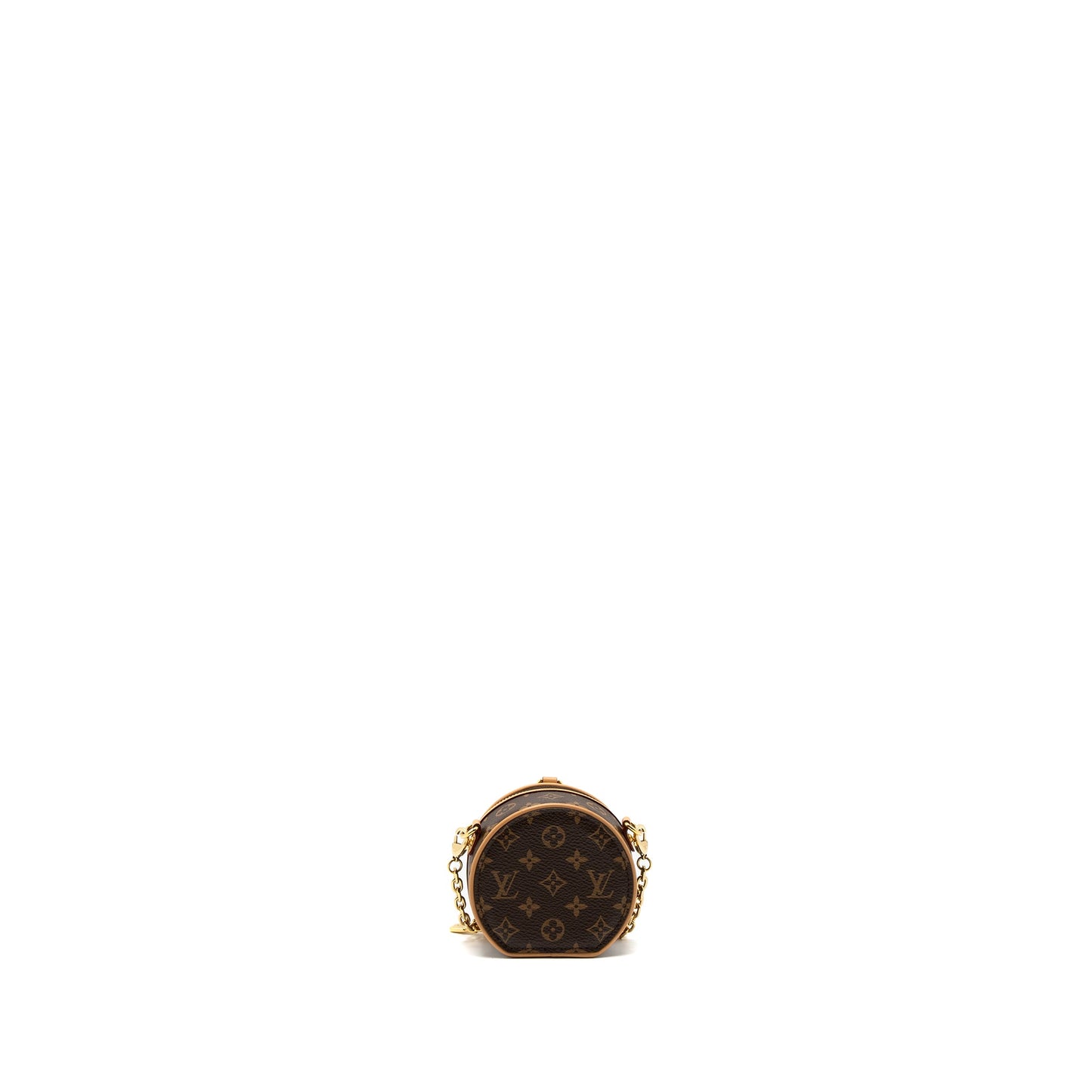 Louis Vuitton Boite Chapeau Mini Chain Purse Monogram Canvas