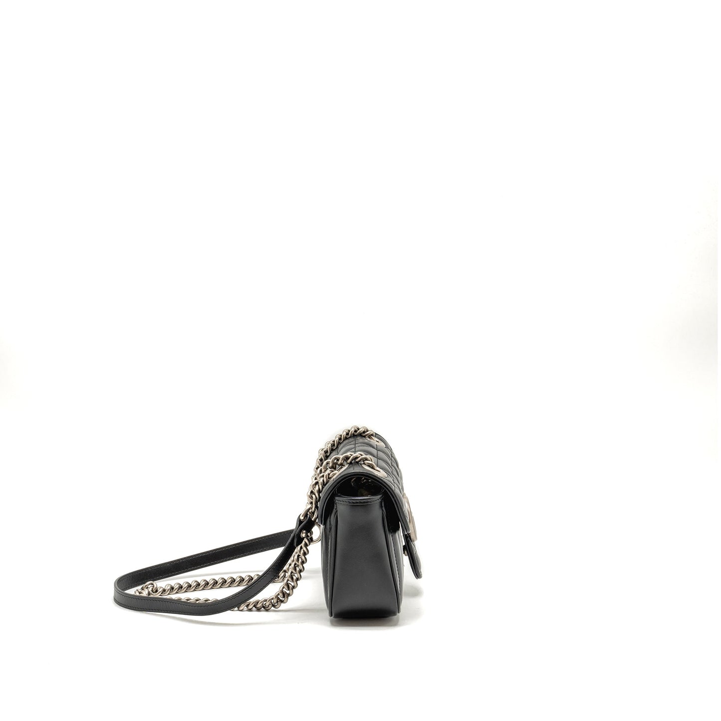 Gucci Small Marmont Mini Purse Calfskin Black