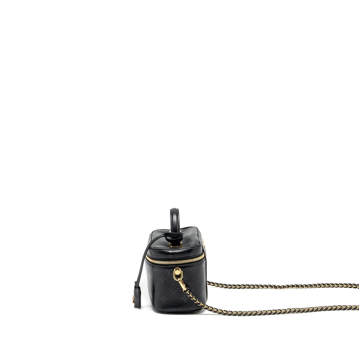 Louis Vuitton vanity case pm monogram lambskin black