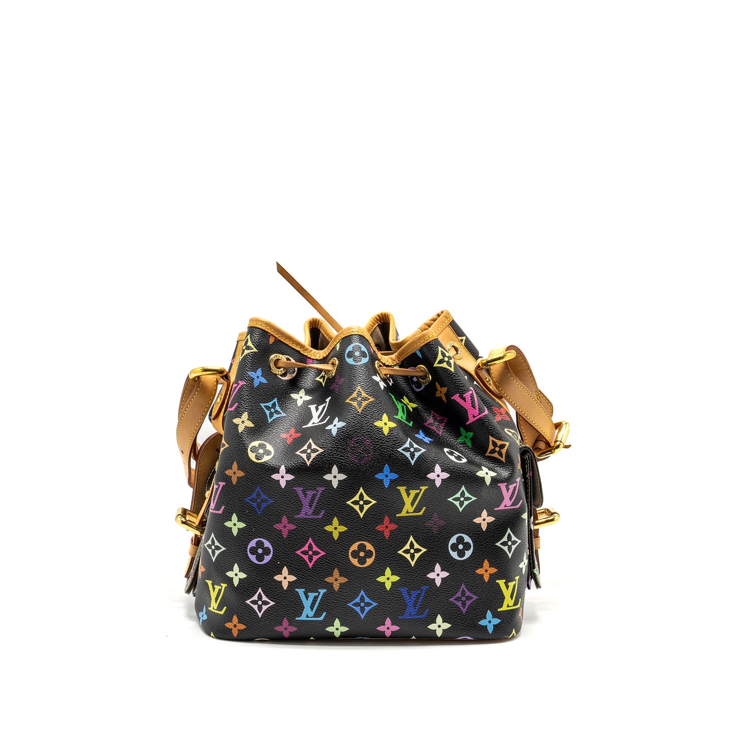 Louis Vuitton Petit Noe Black Multicolour Monogram Canvas