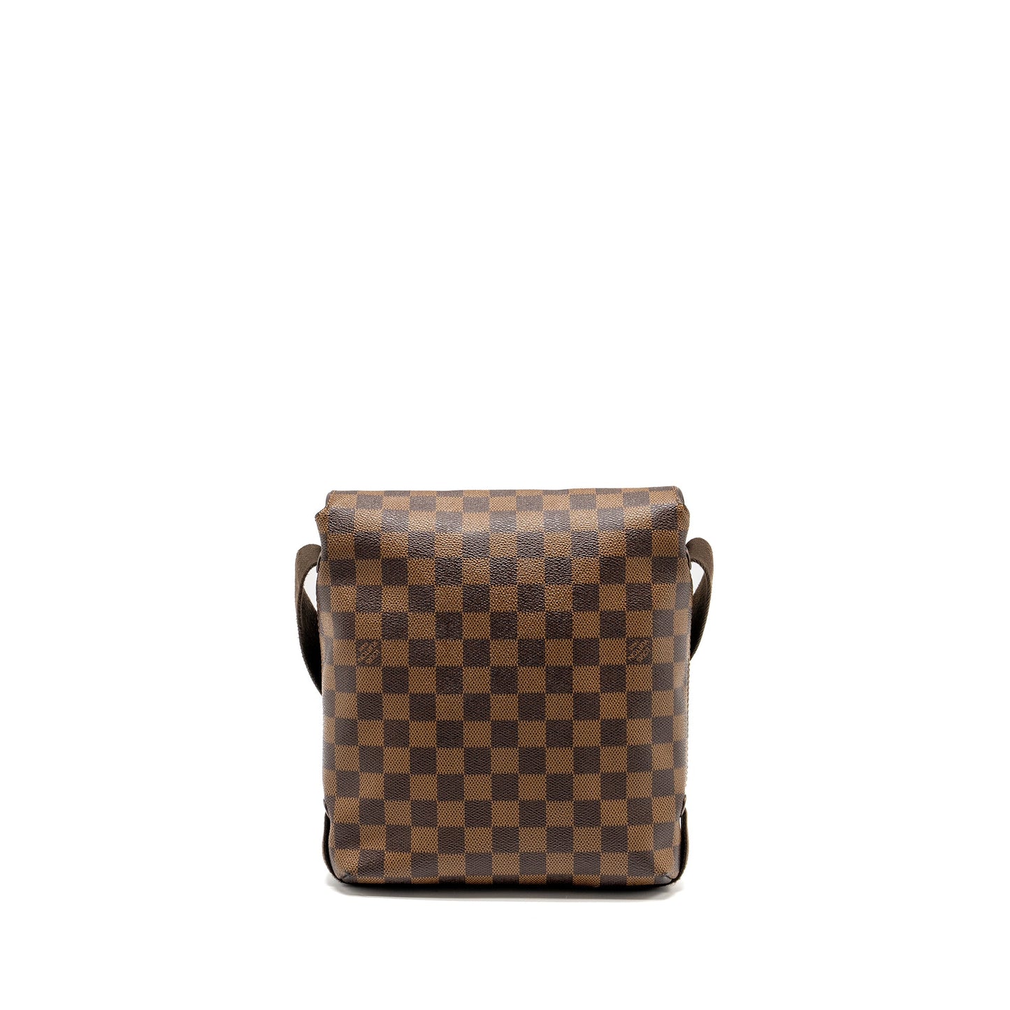 Louis Vuitton Brooklyn Messenger Purse Damier Ebene Canvas Brown Hardware