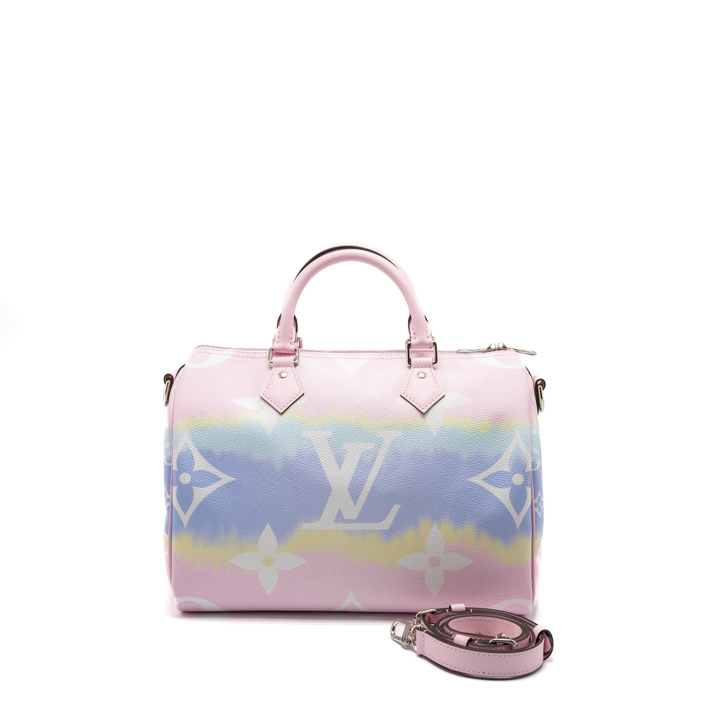 Louis Vuitton Speedy Bandouliere 30 Monogram Escal Giant Canvas Pastel Pink