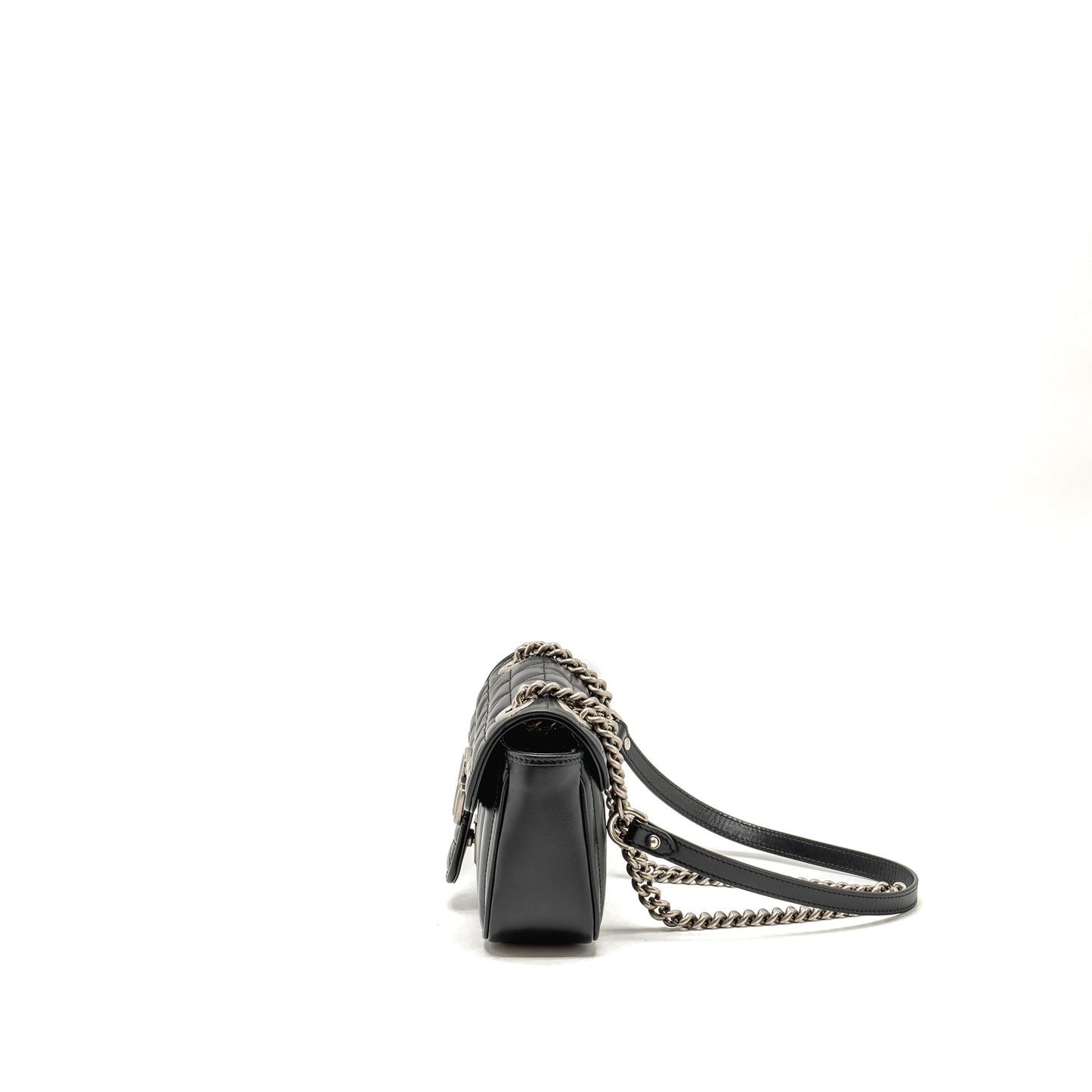 Gucci Small Marmont Mini Purse Calfskin Black
