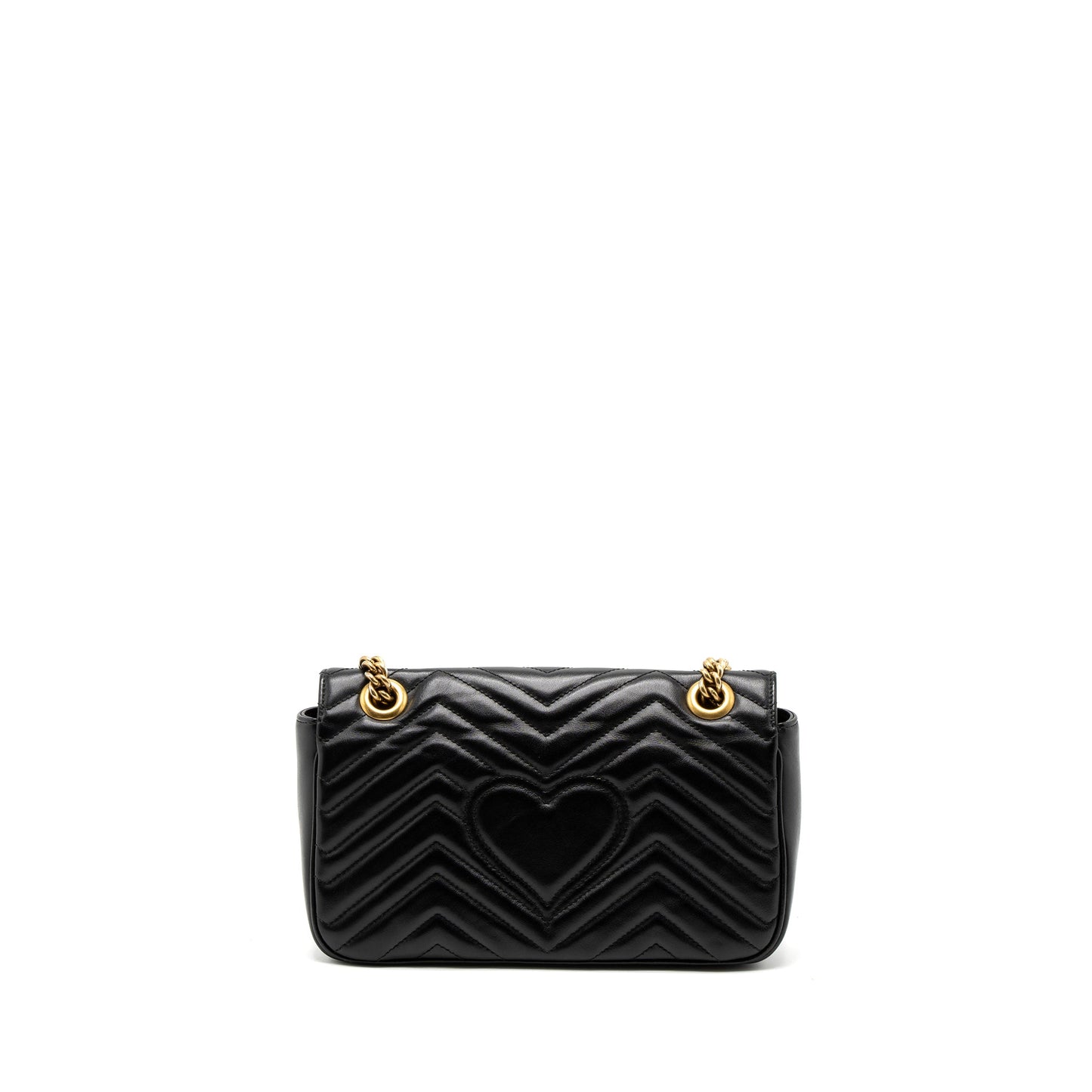 Gucci Small Marmont Purse Calfskin Black