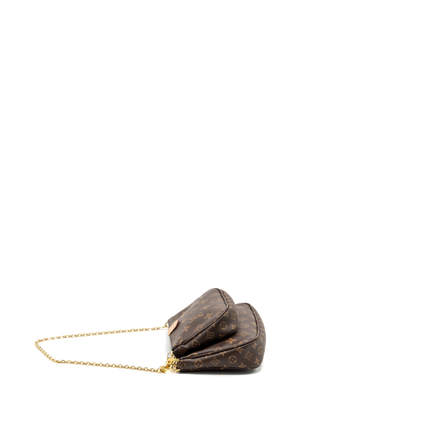 Louis Vuitton Multi Pochette Accessories Monogram Canvas Khaki Strap