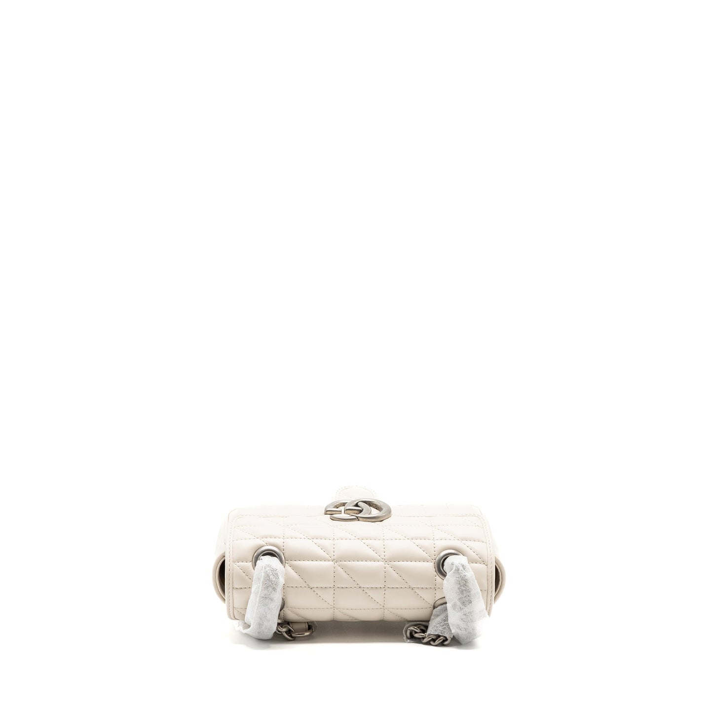 Gucci mini marmont calfskin leather cream