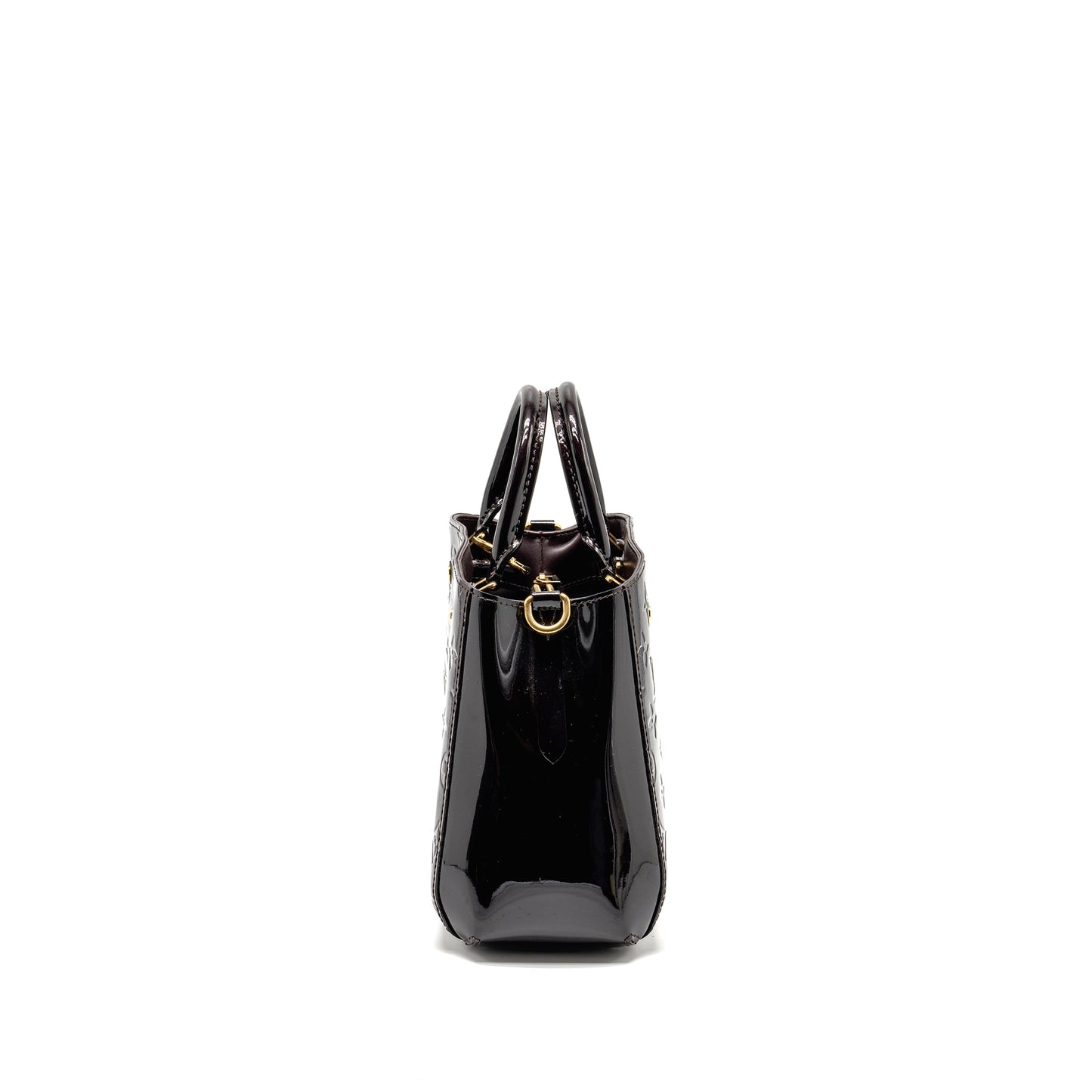 Louis Vuitton Vernis Montaigne Purse Monogram Patent Burgundy Amarante