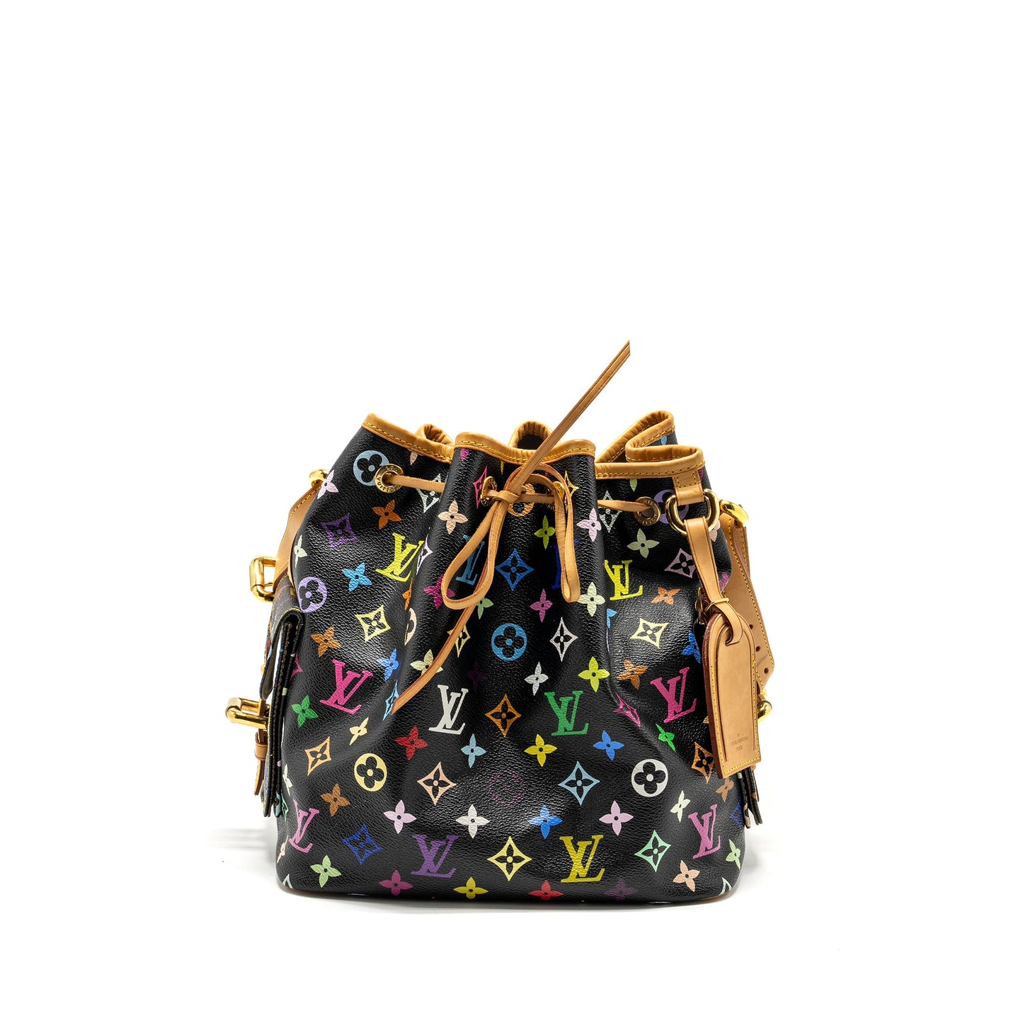 Louis Vuitton Petit Noe Black Multicolour Monogram Canvas