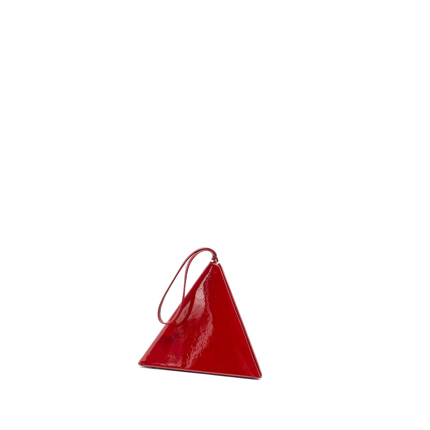 Saint Laurent/ Pyramid Clutch Patent Rouge