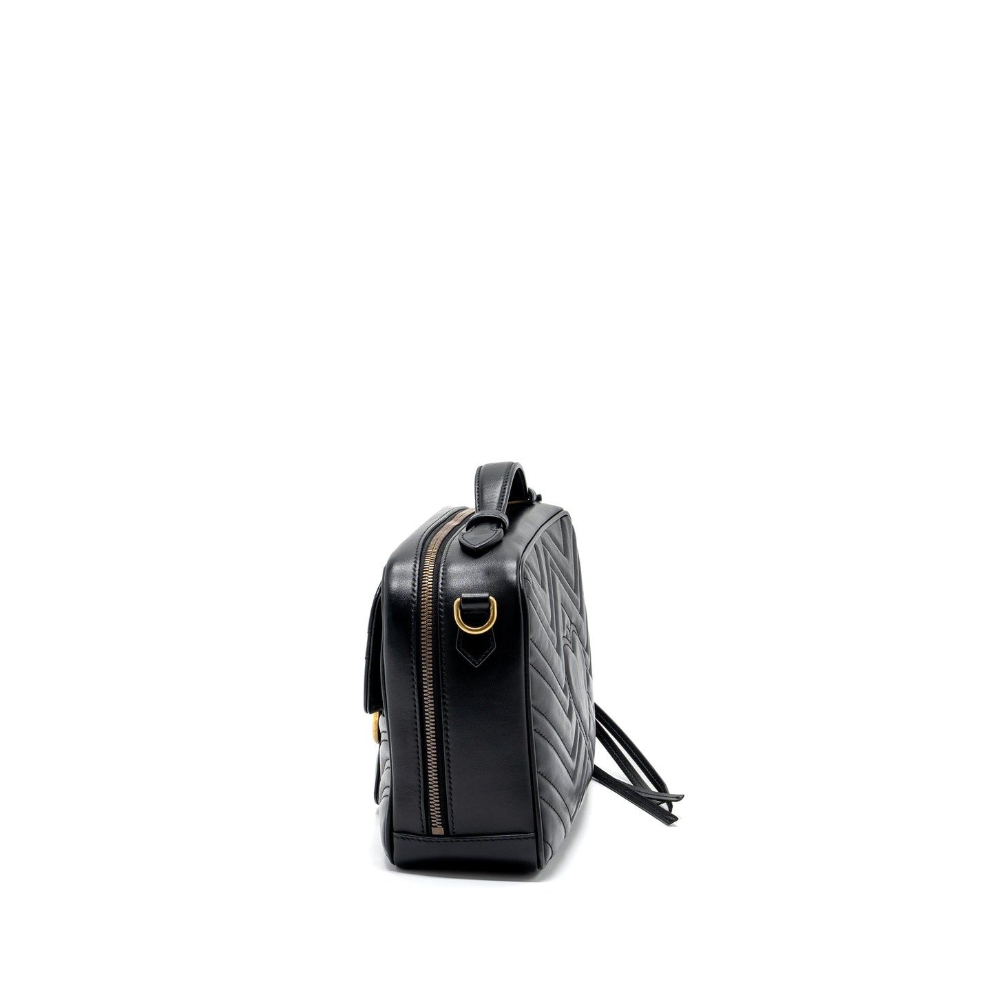 Gucci Marmont Matelasse Mini Purse Calfskin Black