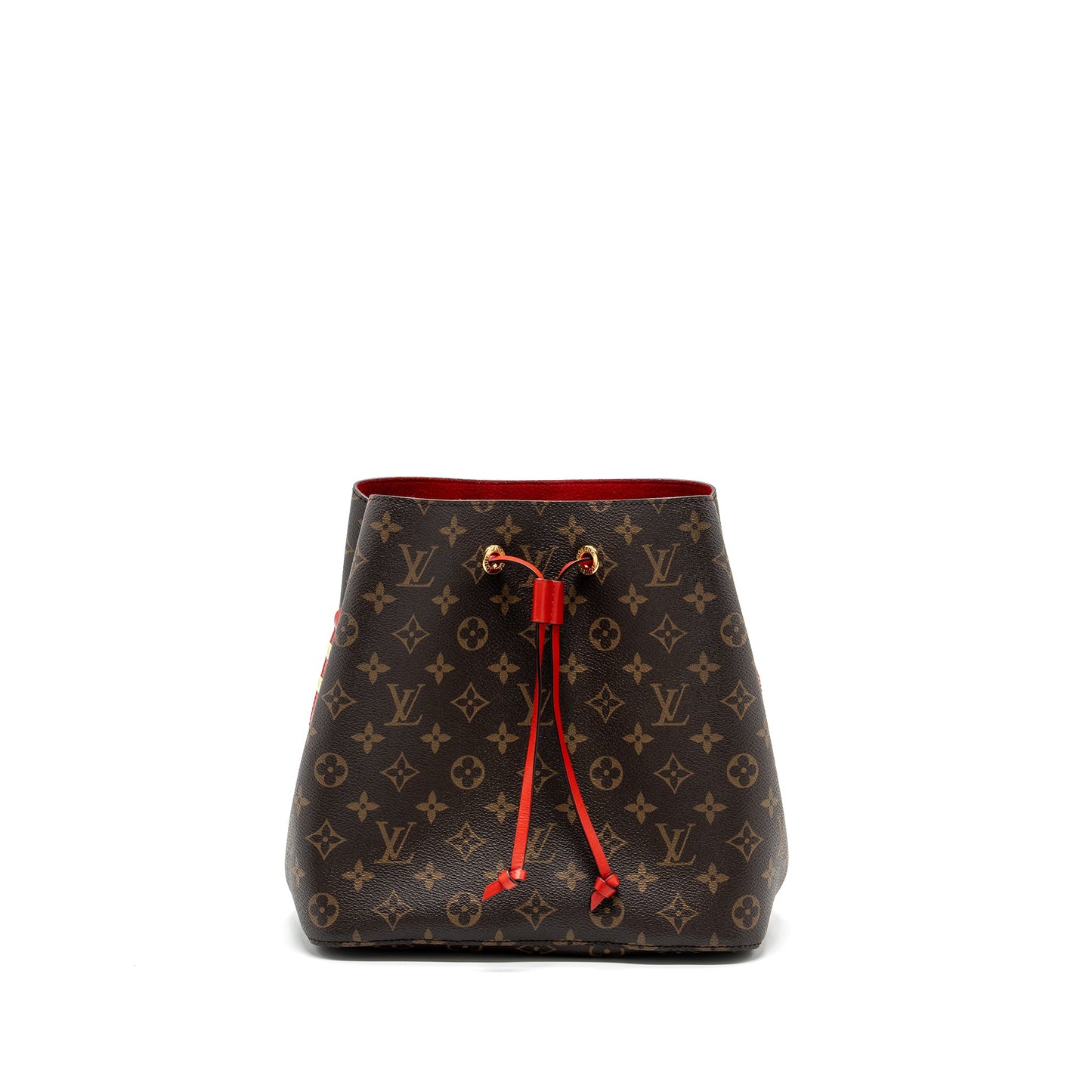 Louis Vuitton neonoe monogram canvas / red