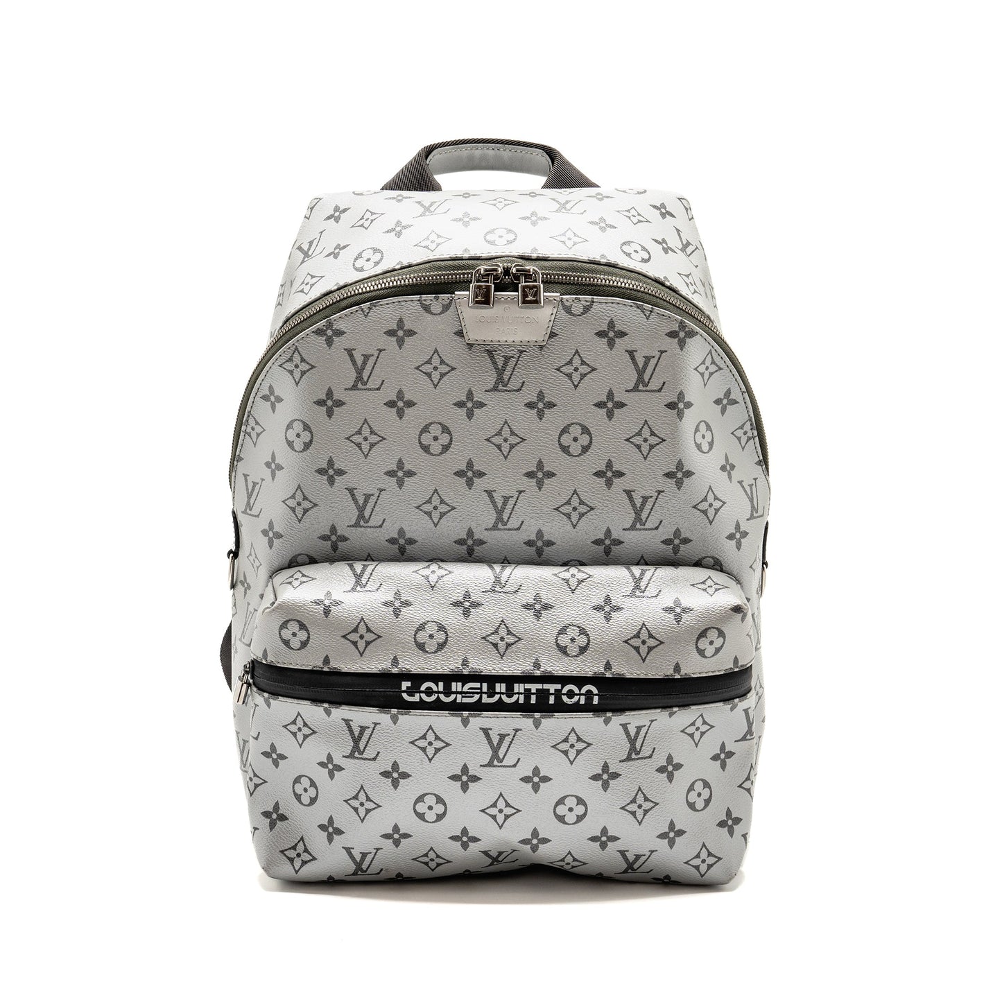 Louis Vuitton backpack Apollo monogram canvas silver / black