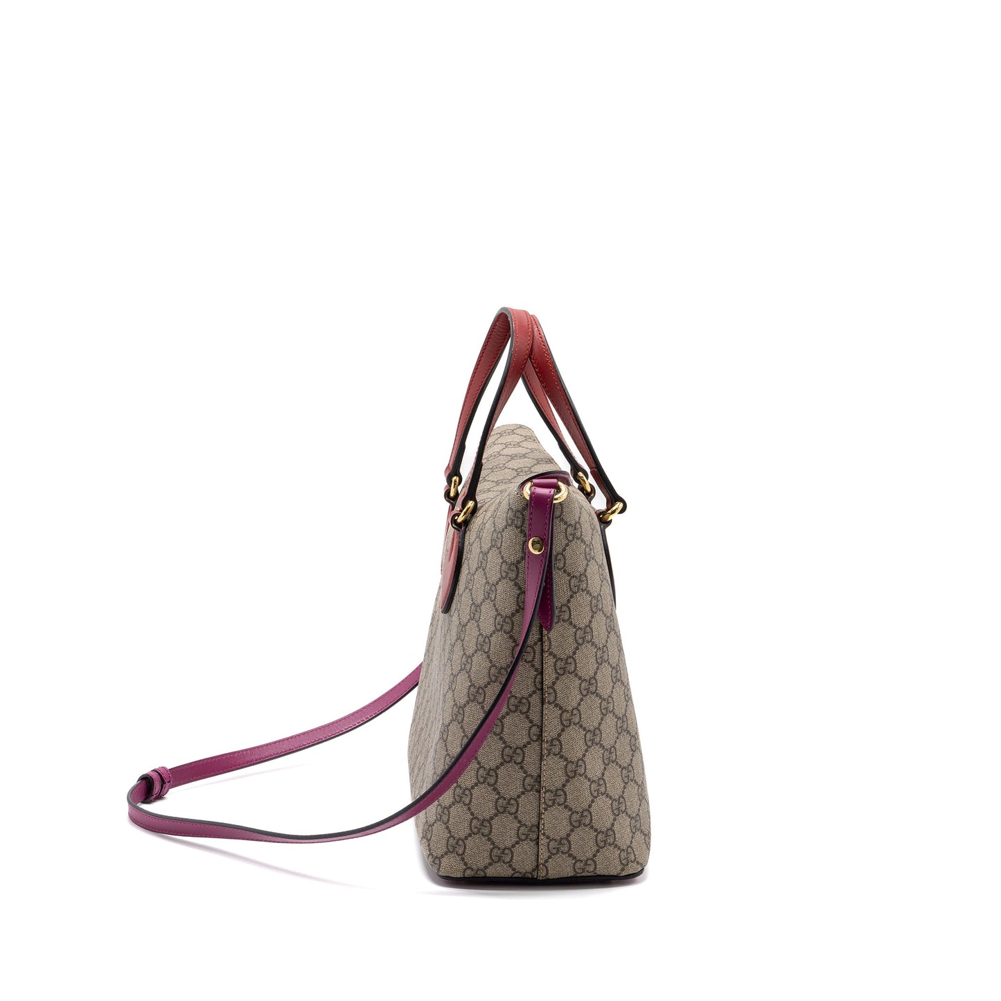 Gucci Tote Purse Canvas Multicolour