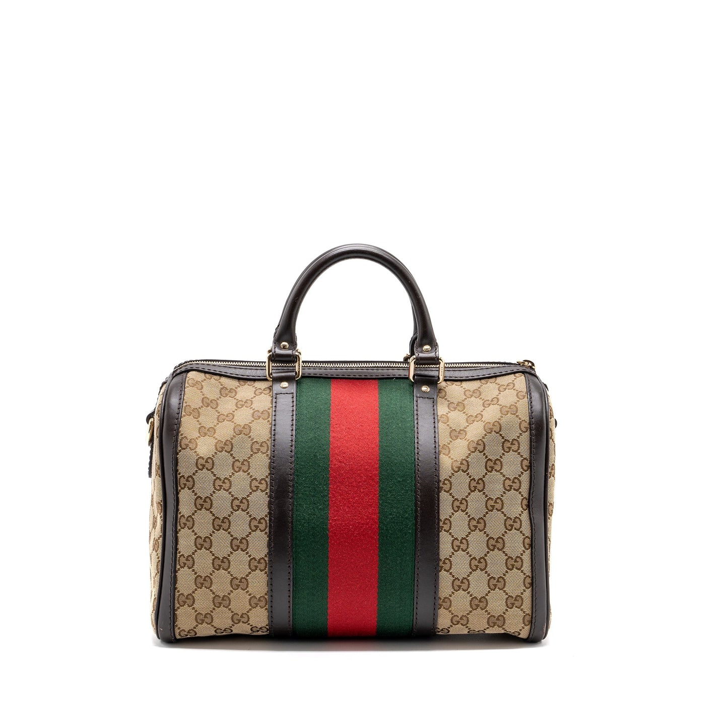Gucci Boston Purse Supreme Canvas brown