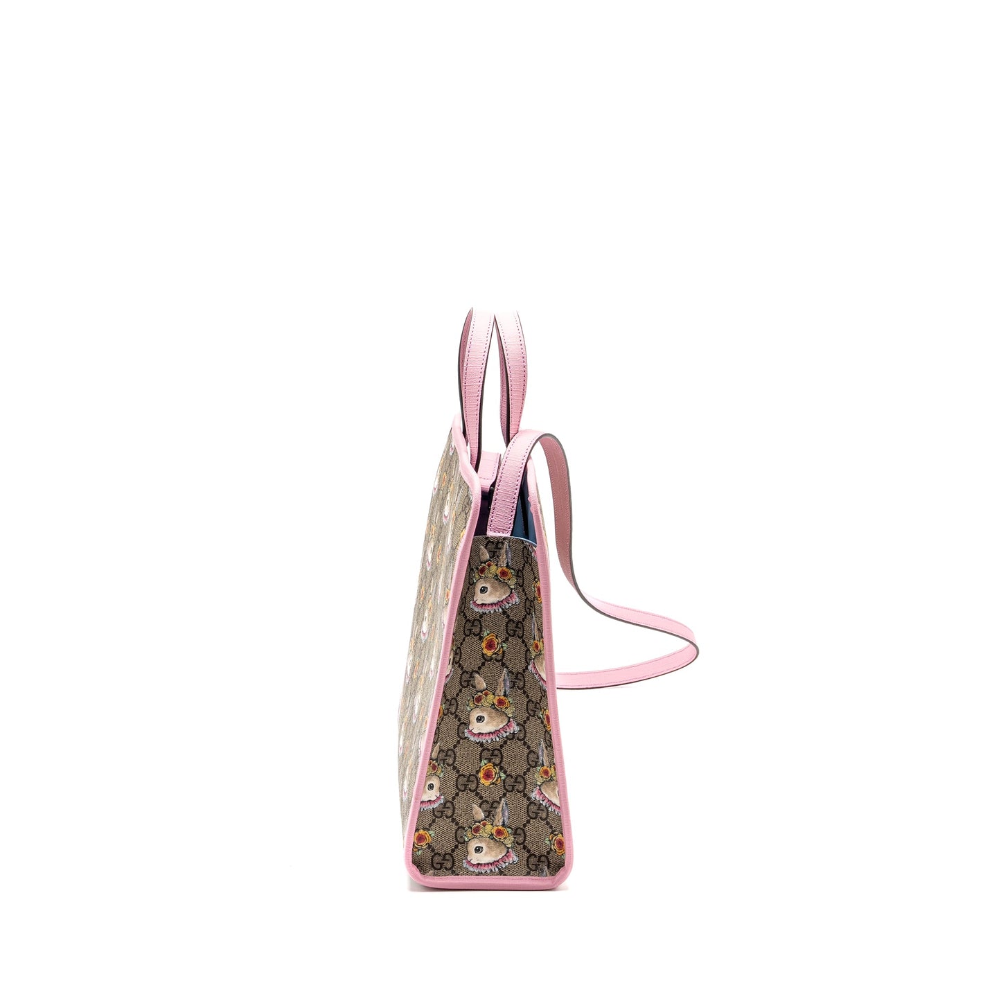 Gucci Childrenâs Yuko Higuchi Tote Purse Supreme Canvas/Leather Pink/Multicolour