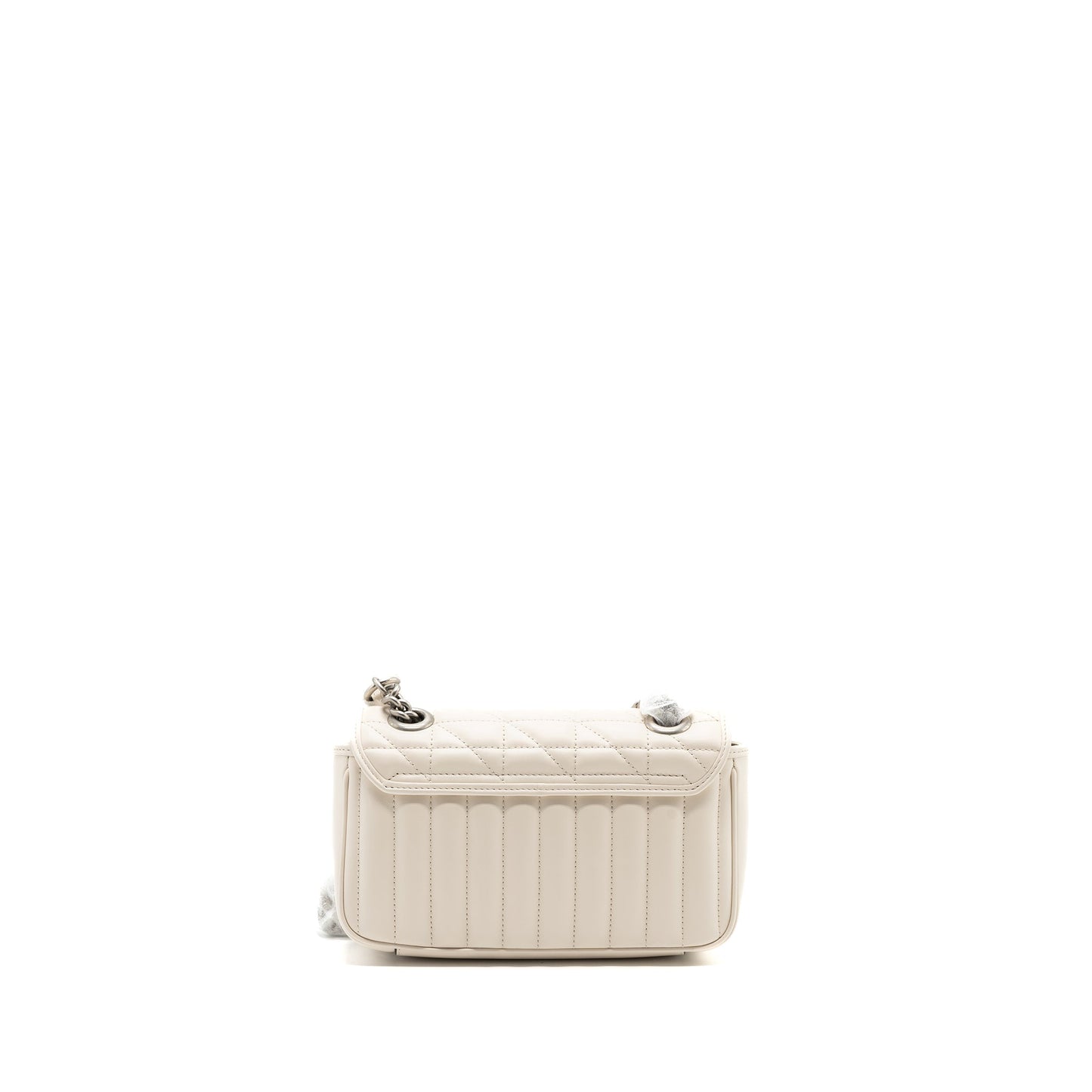 Gucci mini marmont calfskin leather cream