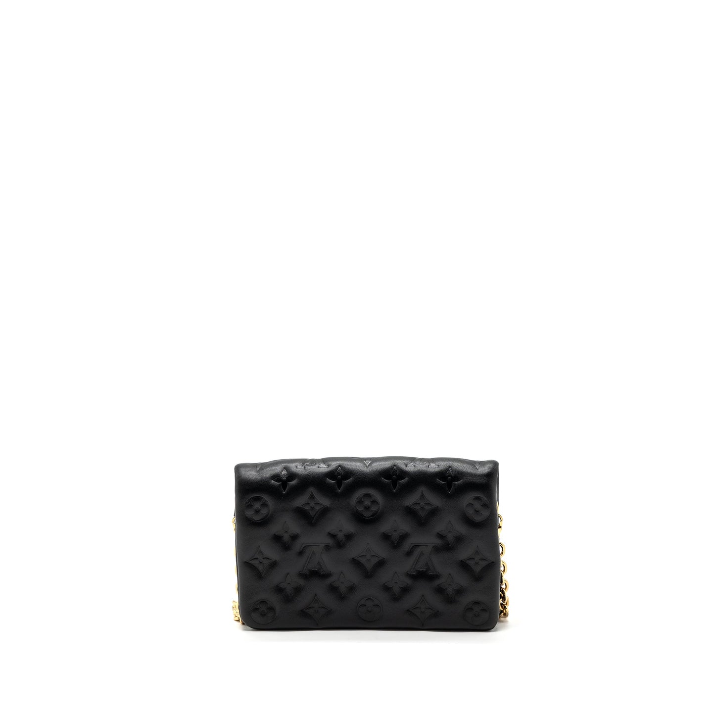 Louis Vuitton Pochette Coussin Lambskin black