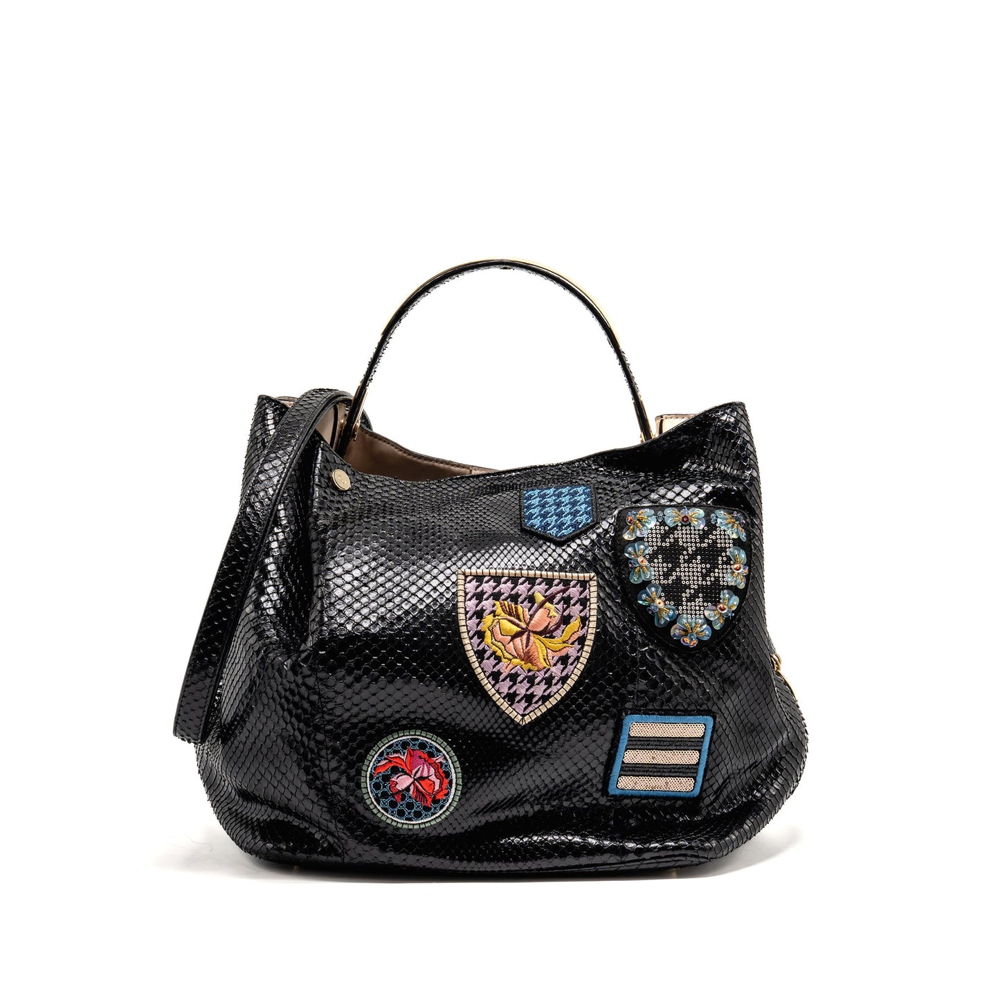 Dior Diorific tote Purse Python leather black