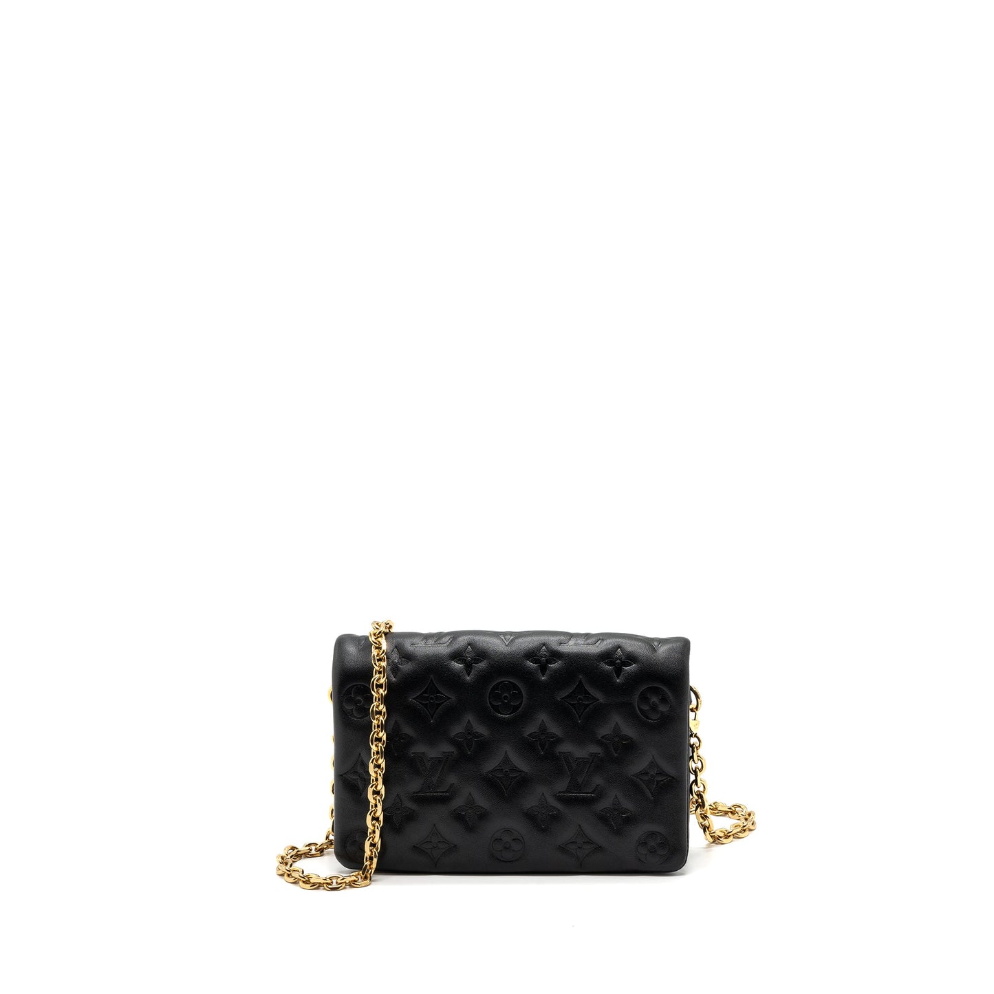 Louis Vuitton Pochette Coussin Lambskin black