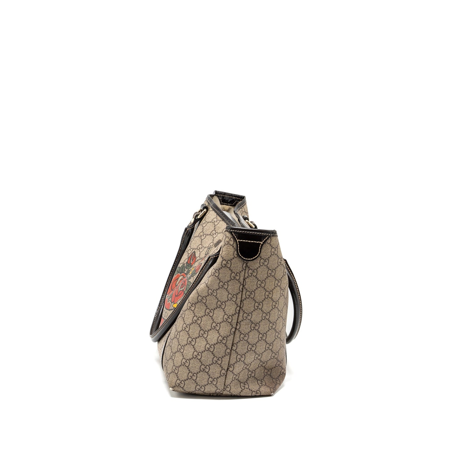 Gucci top handle tote Purse gg supreme canvas