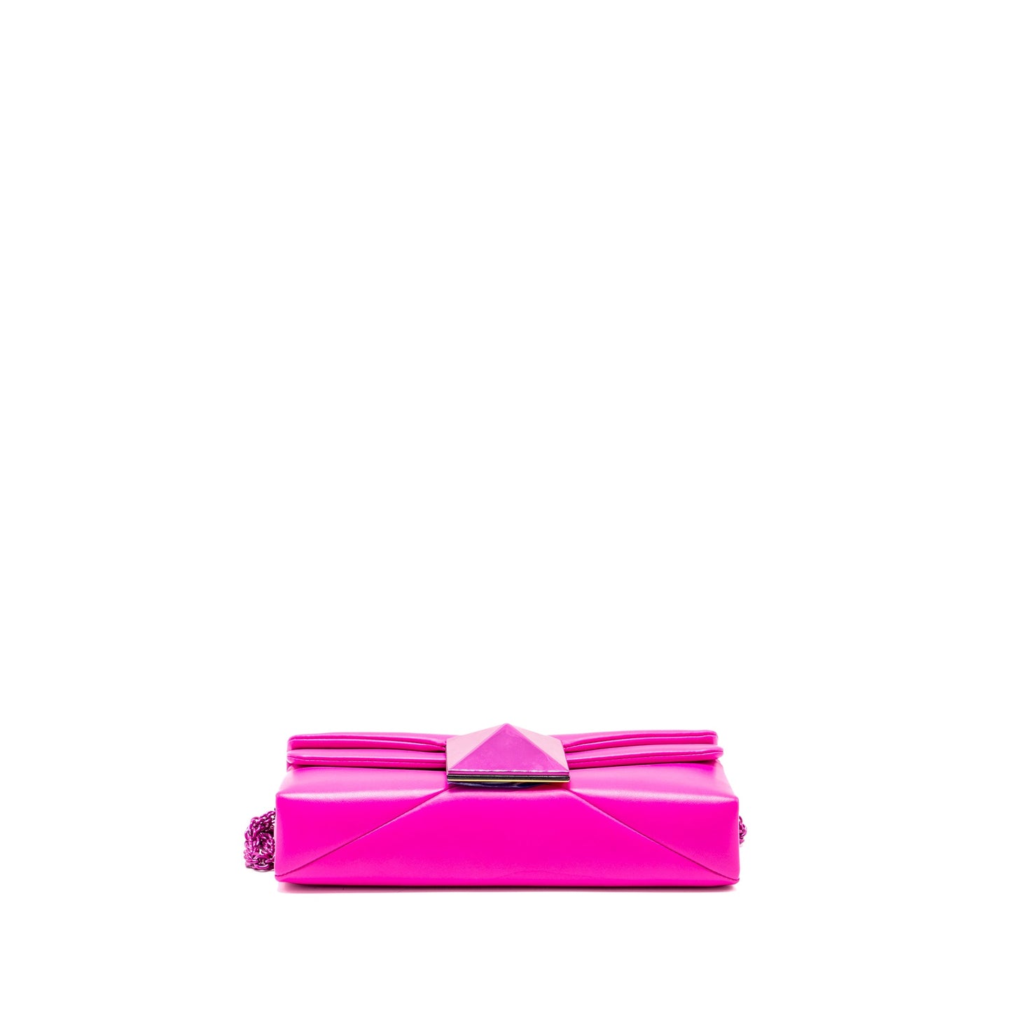 Valentino Garavani One Stud Clutch Purse Nappa Leather pink with pink hardware