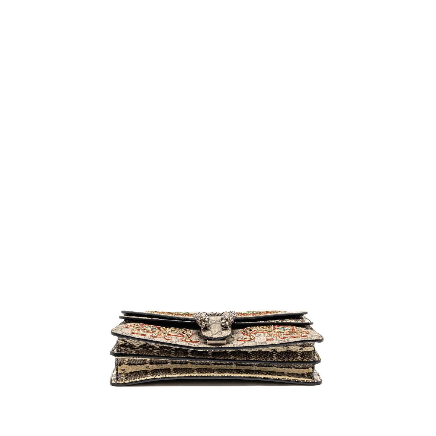 Gucci Small Elephant Embroidered Dionysus Mini Purse Supreme Canvas/Leather Beige/Multicolour