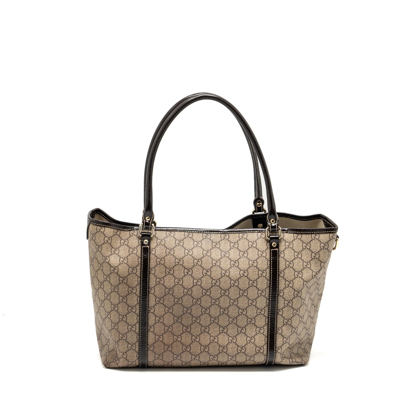 Gucci top handle tote Purse gg supreme canvas