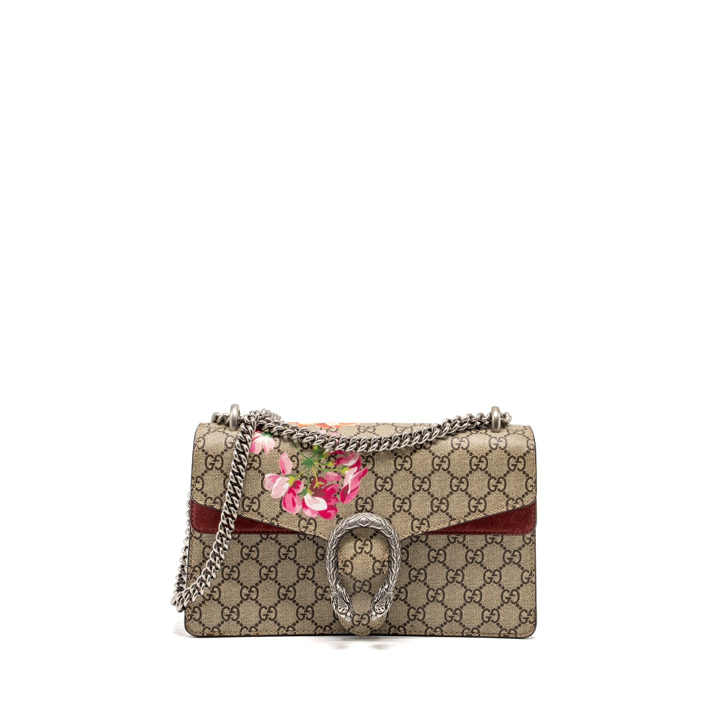 Gucci Dionysus Chain Purse Supreme Canvas with flower print multicolour