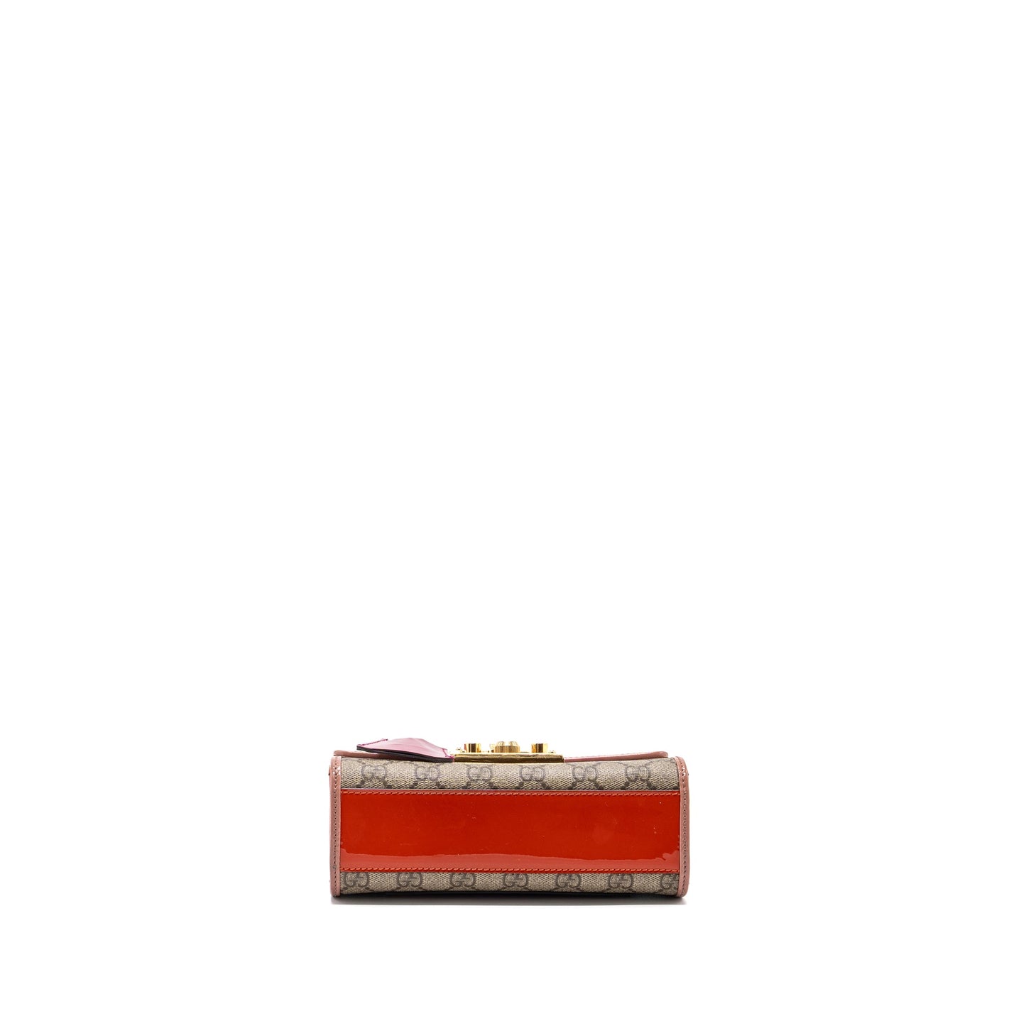 Gucci padlock crossbody Purse canvas / patent multicolour