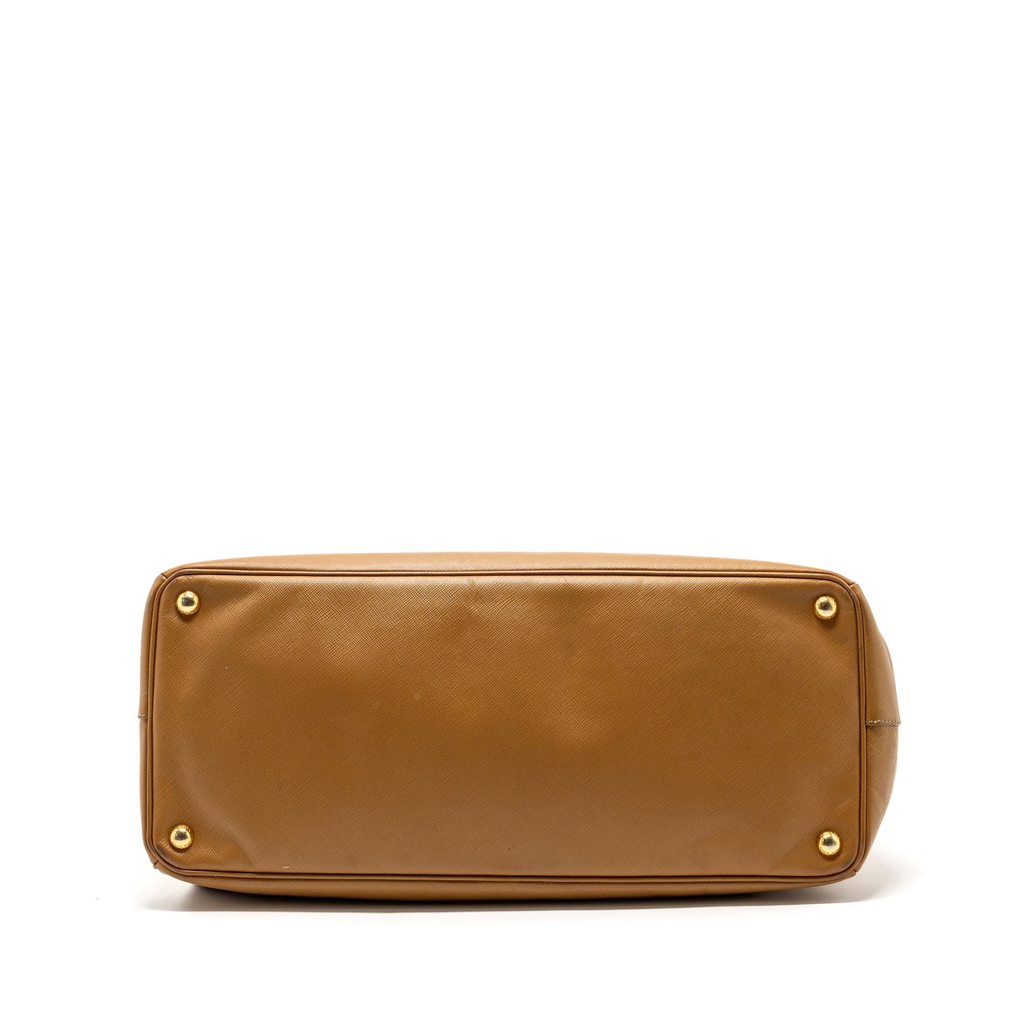 Prada X large double zip tote Purse saffiano calfskin caramel