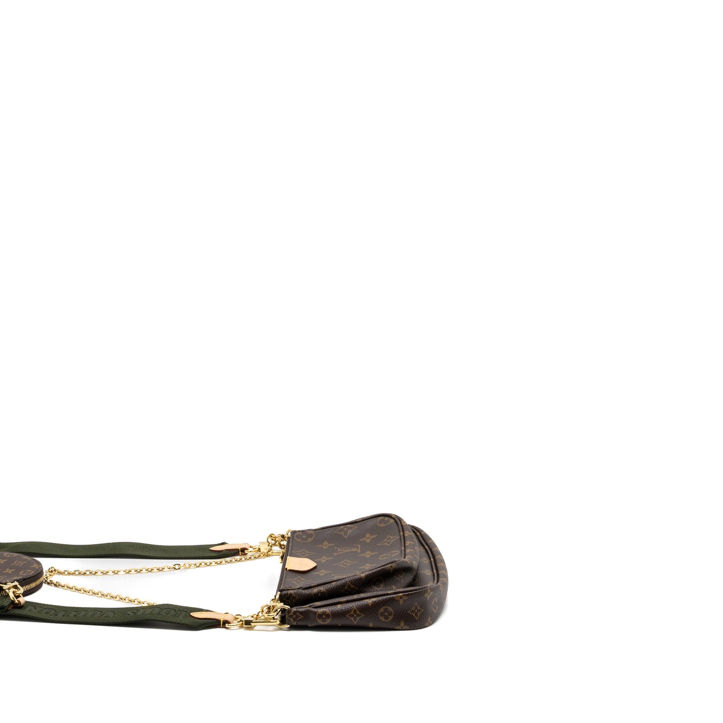 Louis Vuitton Multi Pochette Monogram Canvas Khaki Strap