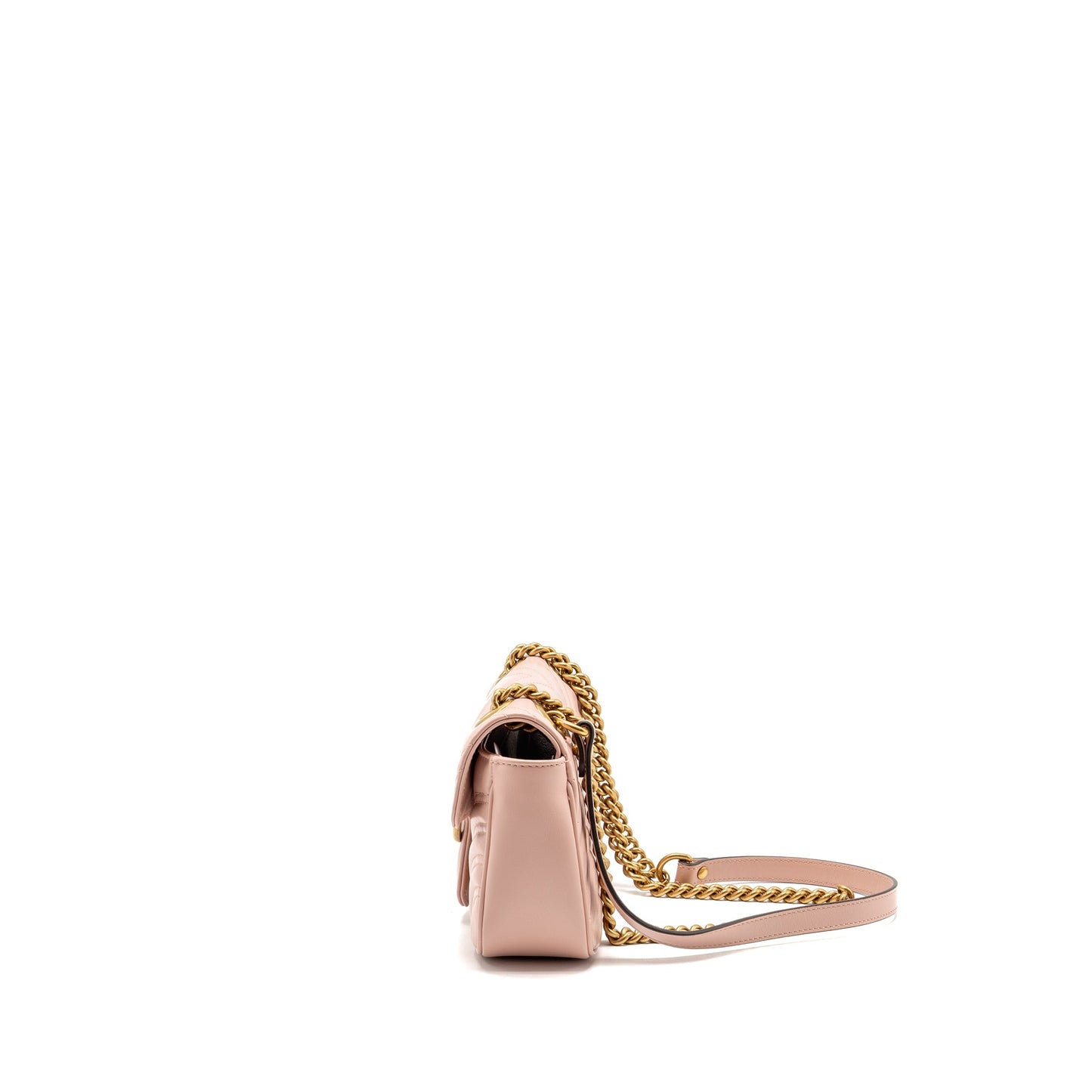 Gucci Small Marmont Mini Purse Calfskin Pink