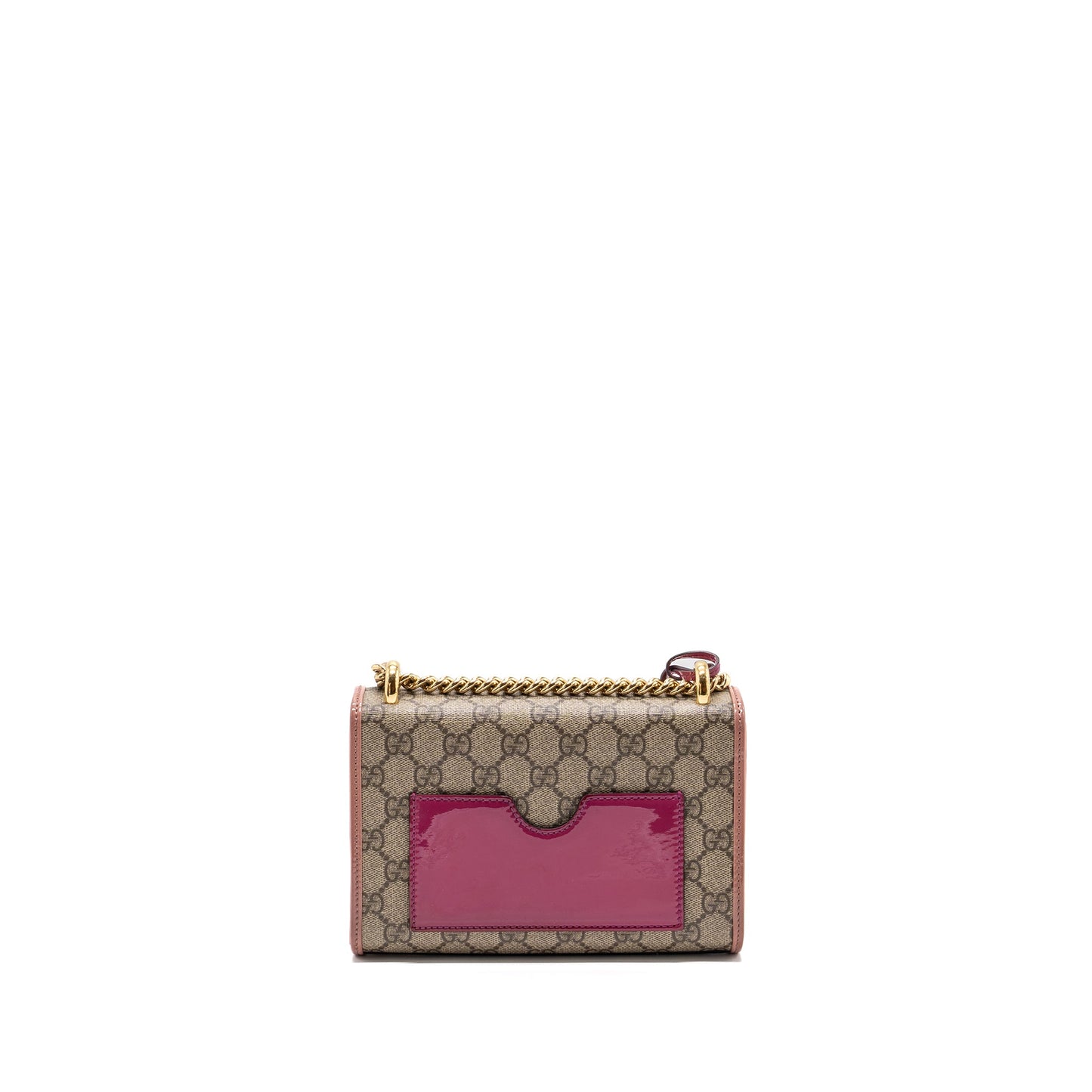 Gucci padlock crossbody Purse canvas / patent multicolour