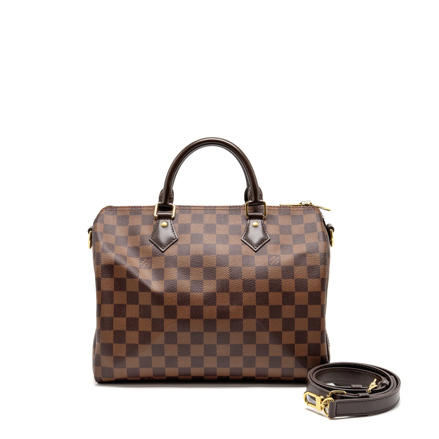Louis Vuitton Speedy Bandouliere 30 Damier Ebene Canvas