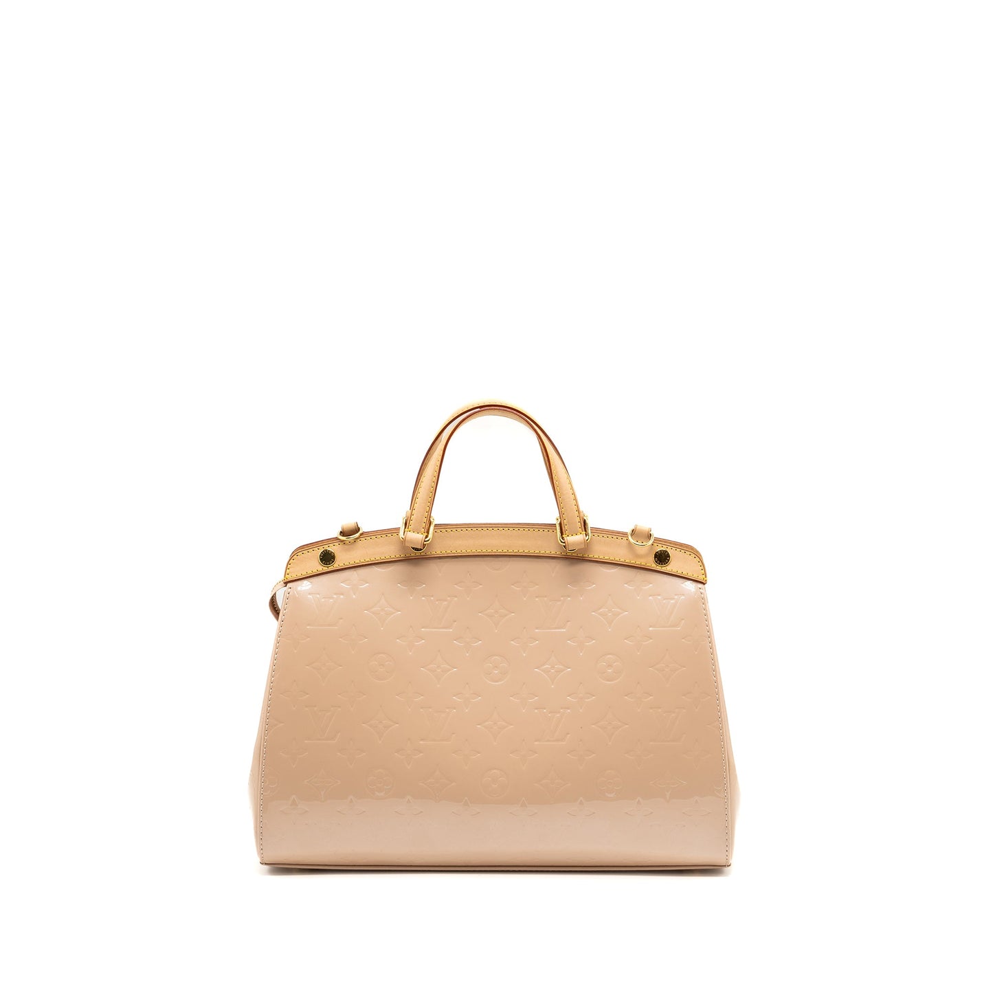 Louis Vuitton Brea patent leather beige