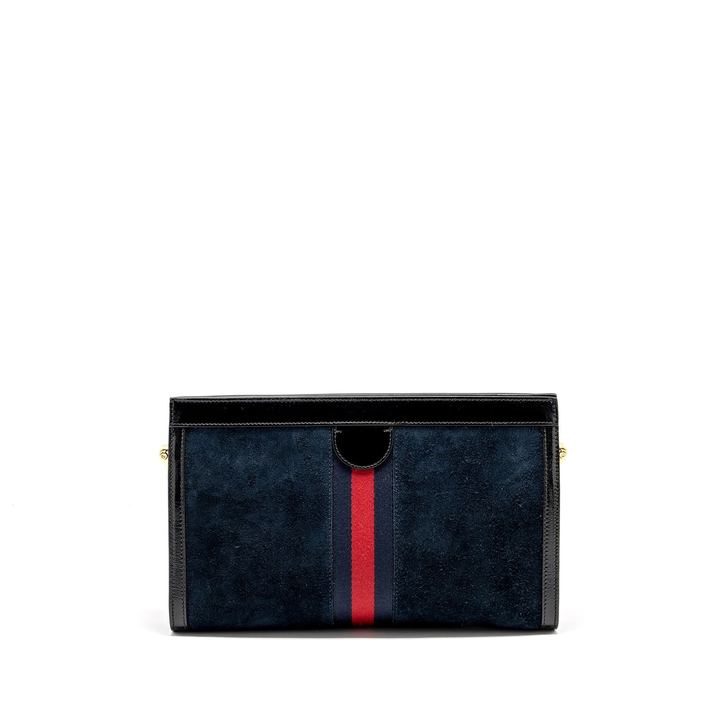 Gucci Ophidia Chain Purse Dragon Embroidered Suede Blue/Black/Multicolour
