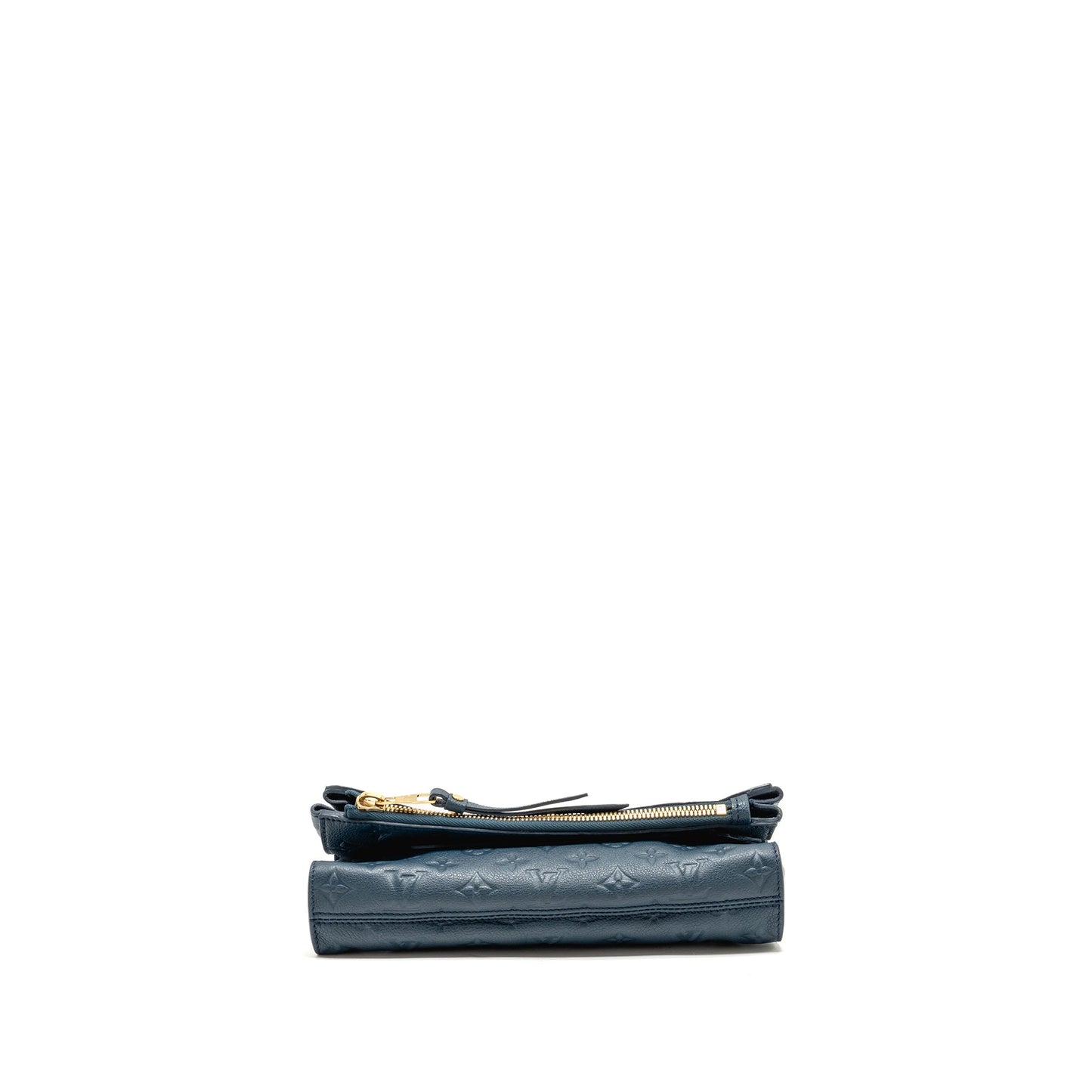 Louis Vuitton Petillante Clutch Monogram Empreinte Leather Dark Blue