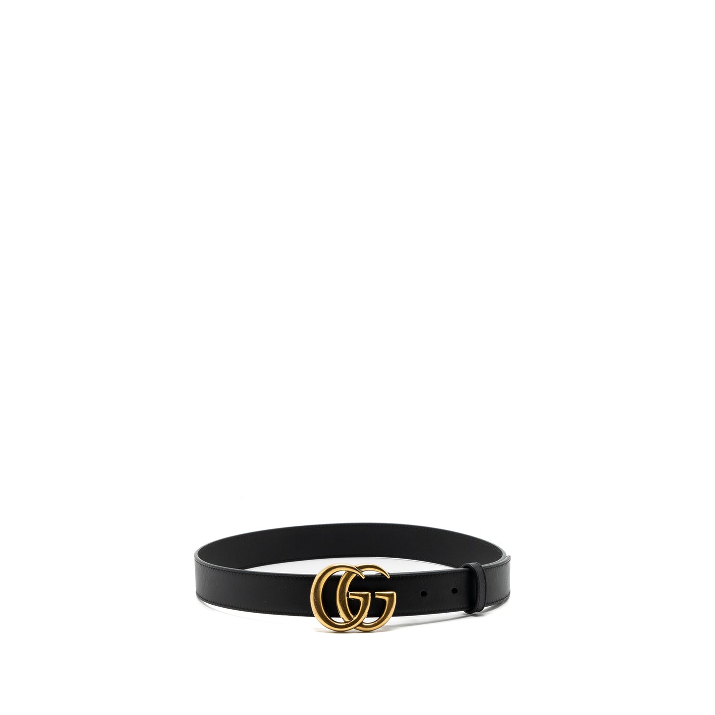 Gucci Size 75 Marmont Leather Belt Black