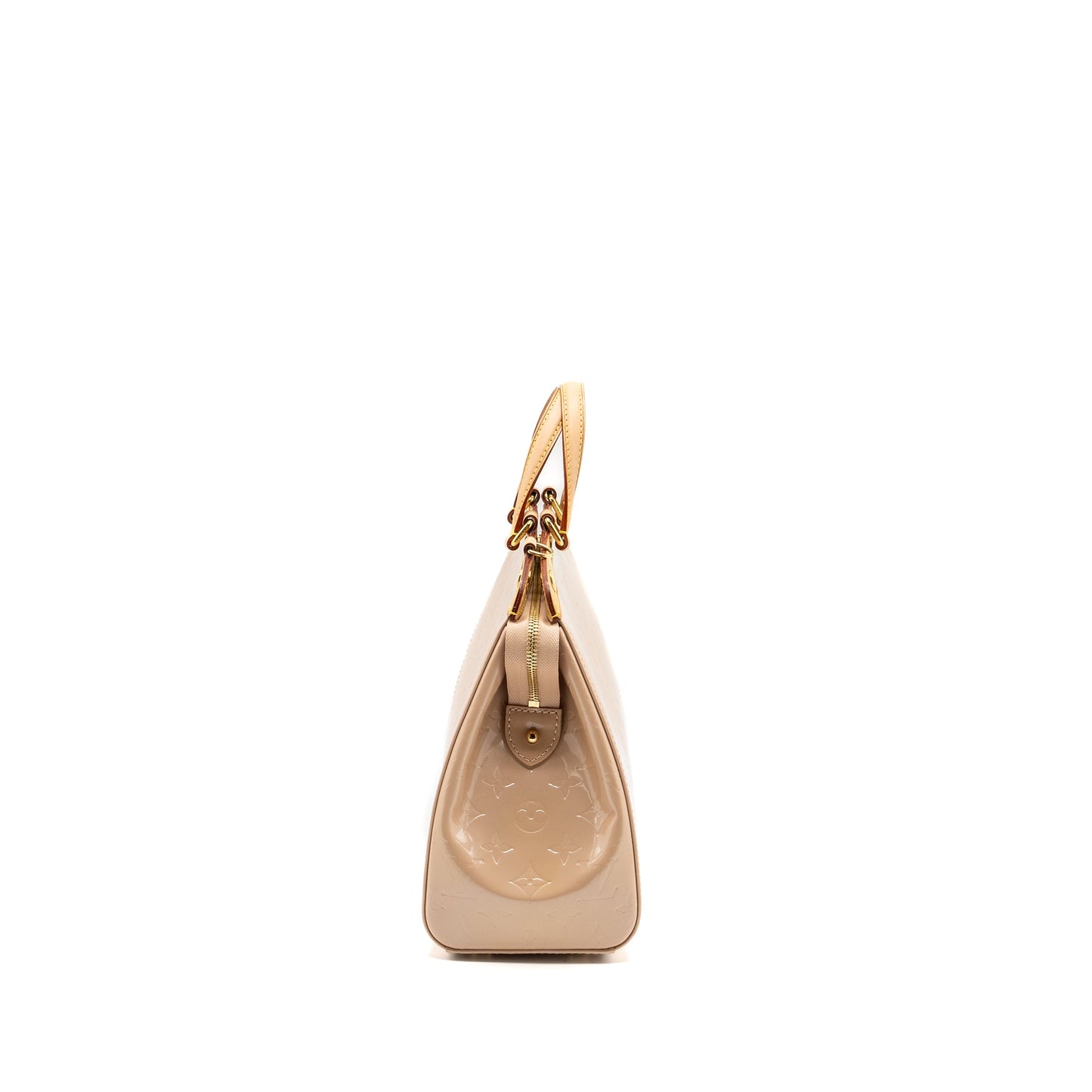 Louis Vuitton Brea patent leather beige