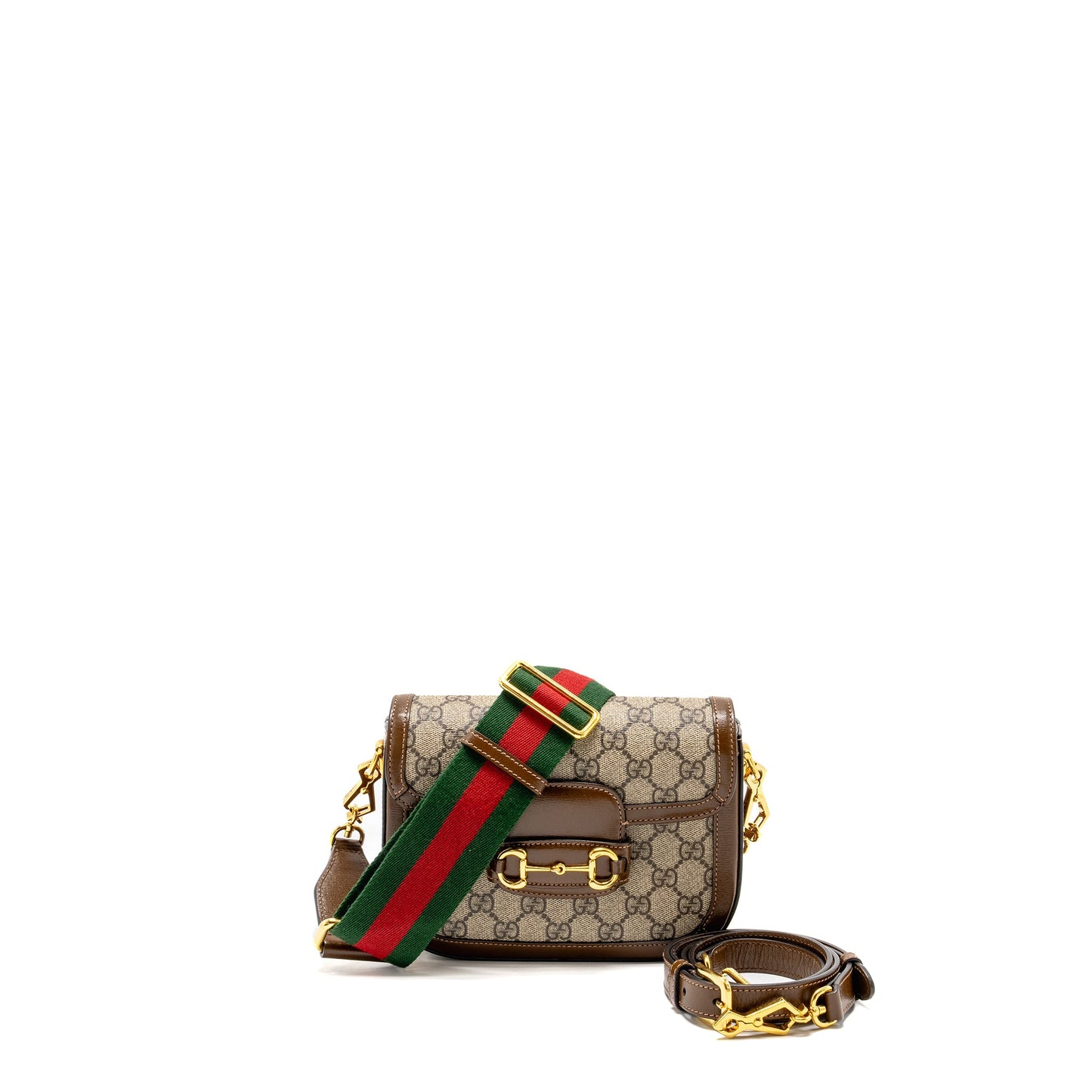 Gucci Horsebit 1955 Mini Purse Supreme Canvas