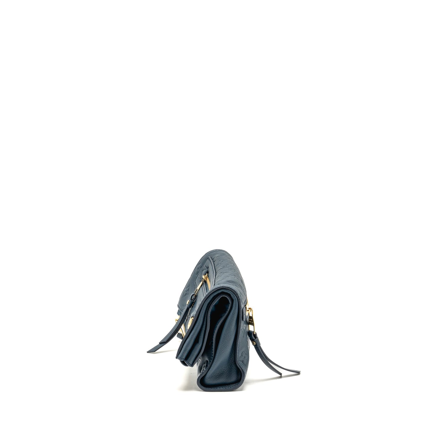 Louis Vuitton Petillante Clutch Monogram Empreinte Leather Dark Blue