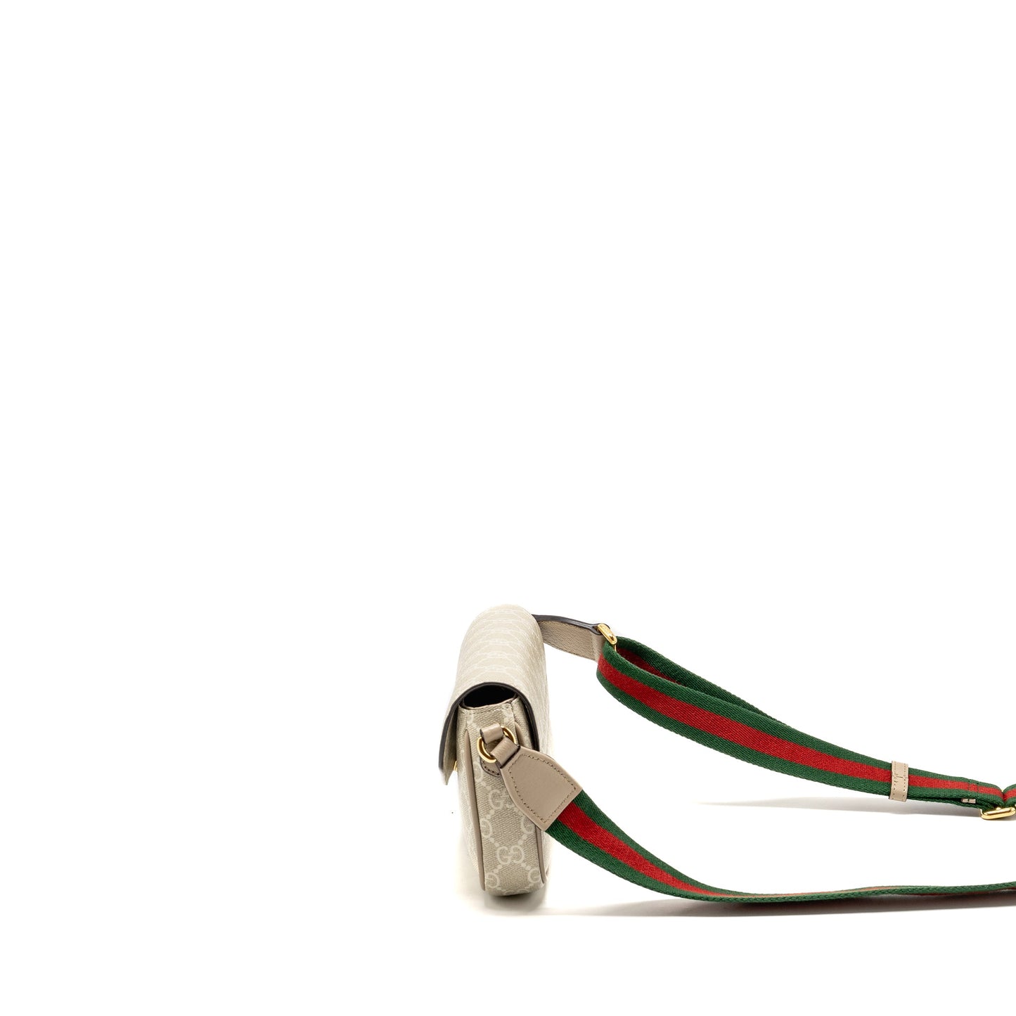 Gucci Ophidia Mini Purse Supreme Canvas Beige/Oatmeal