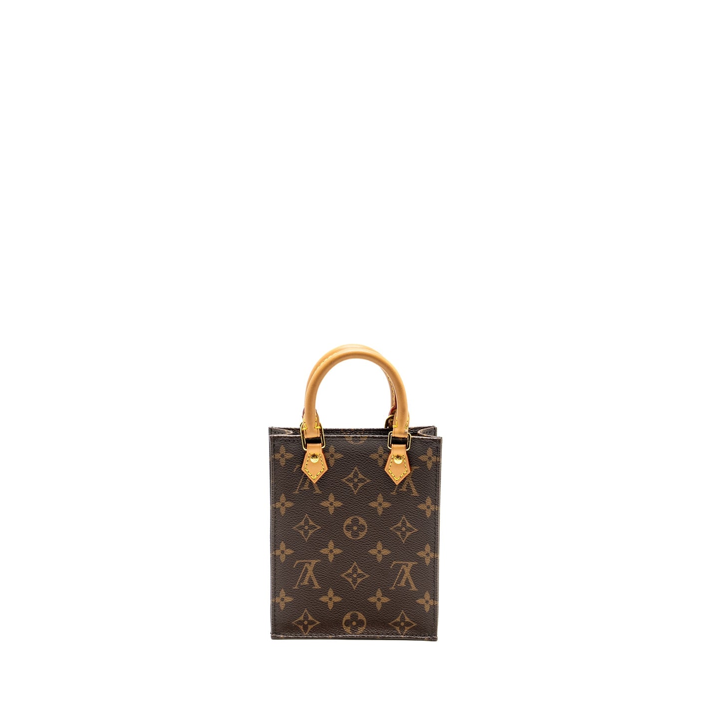 LOUIS VUITTON Petit Sac Plat Monogram Canvas