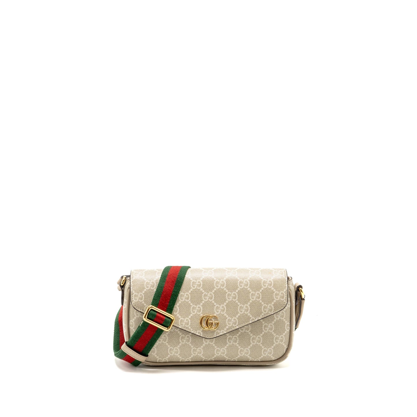 Gucci Ophidia Mini Purse Supreme Canvas Beige/Oatmeal