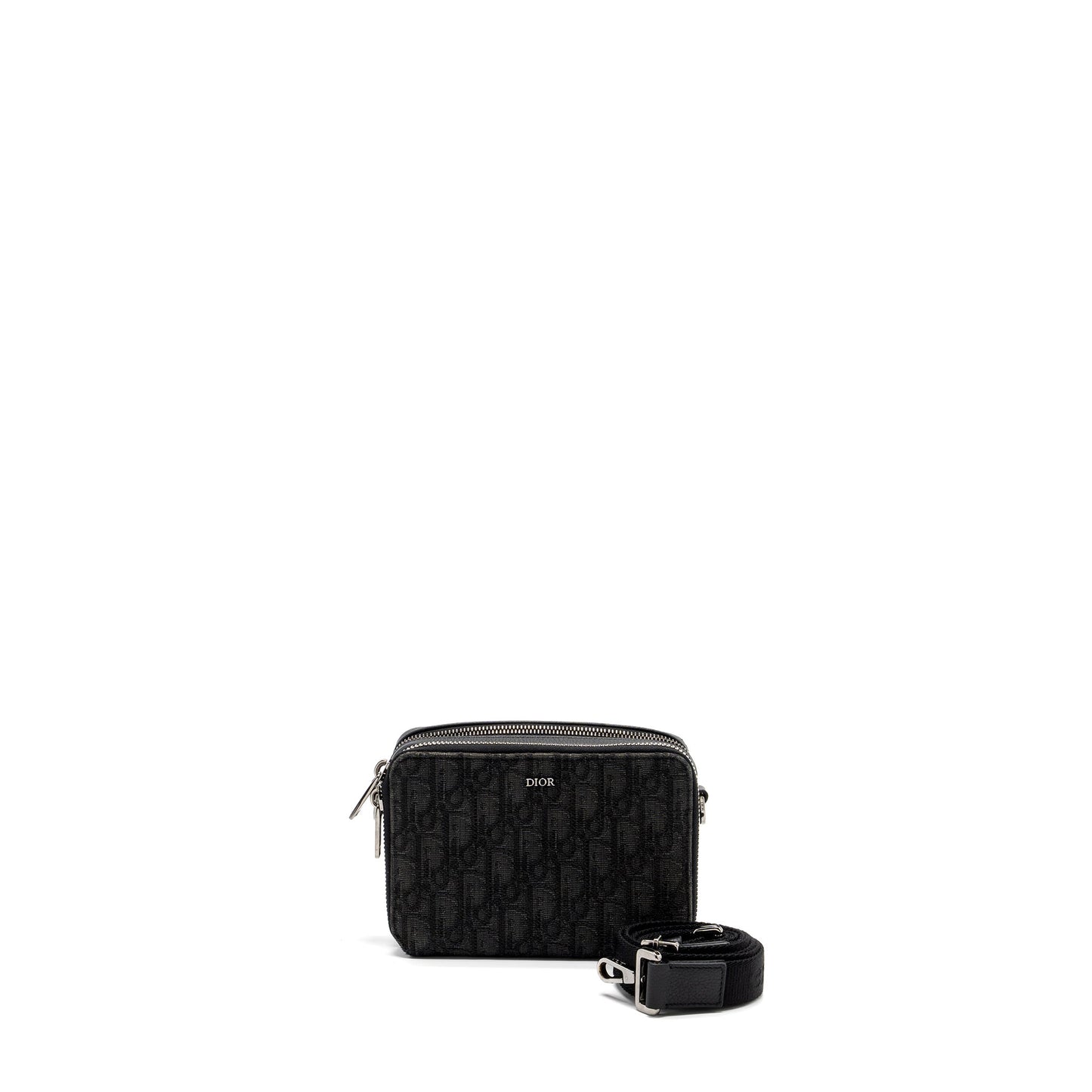 Dior Pouch With Strap Black Dior Oblique Jacquard