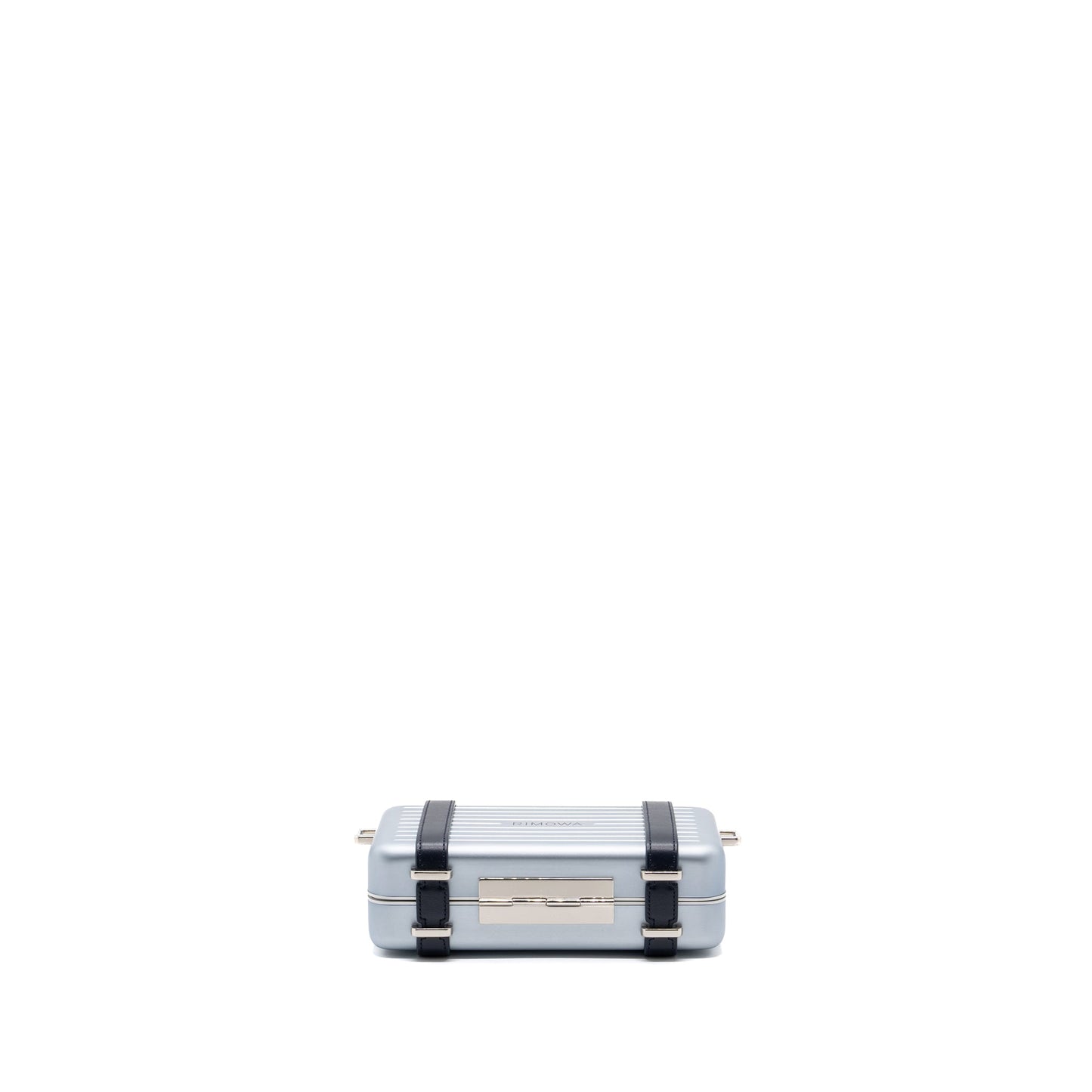 Dior X Rimowa clutch trunk Purse aluminium / calfskin silver / black