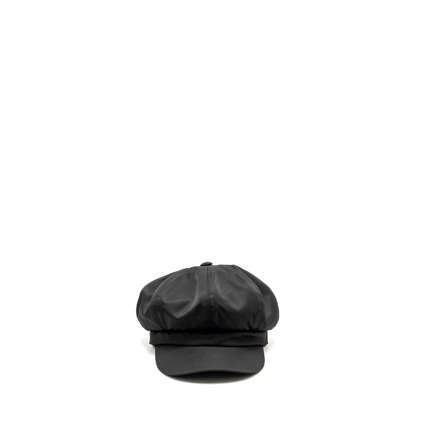 Prada size M Re-Nylon Newsboy womenâs cap black