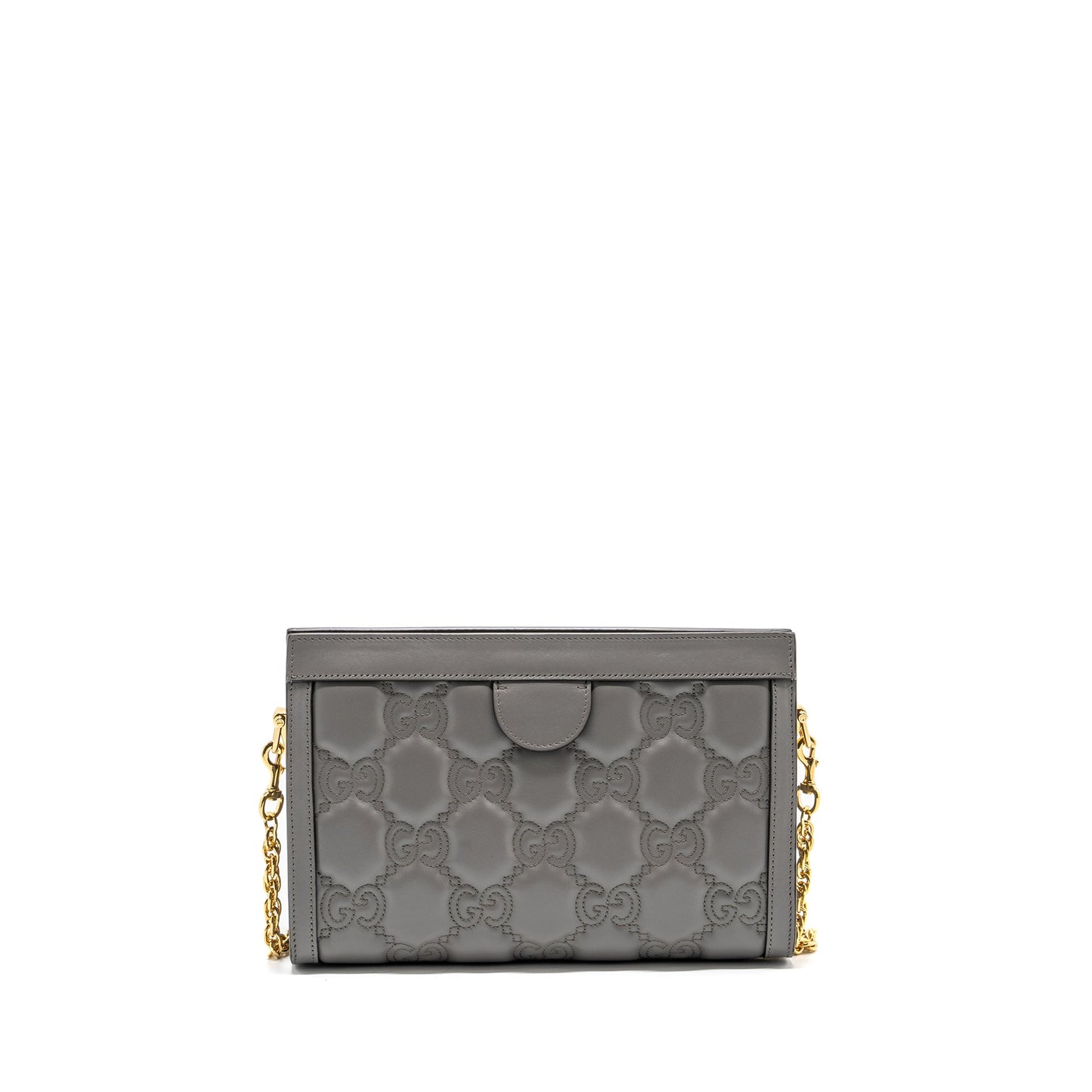 Gucci chain crossbody Purse calfskin grey