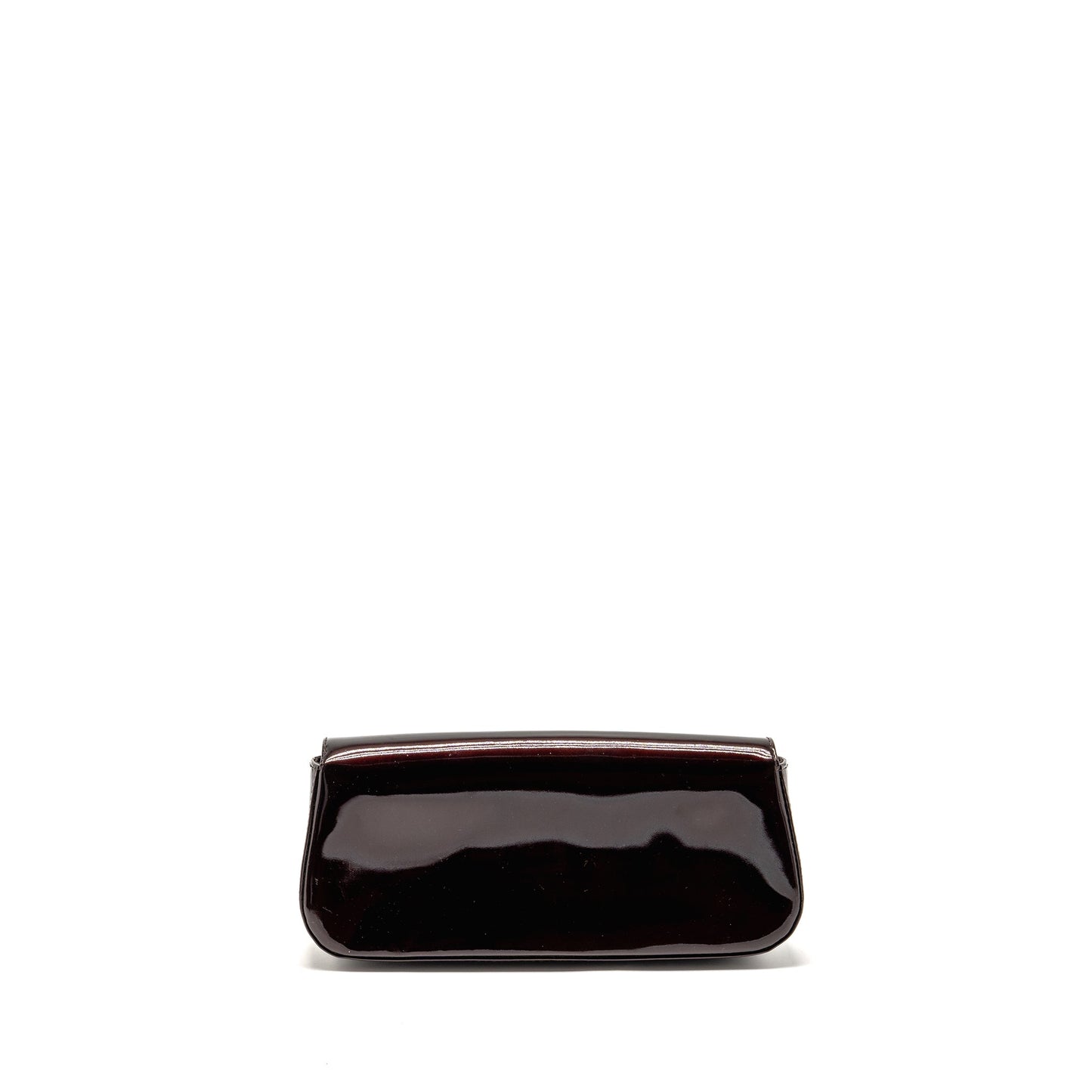 Louis Vuitton sobe clutch patent leather dark purple