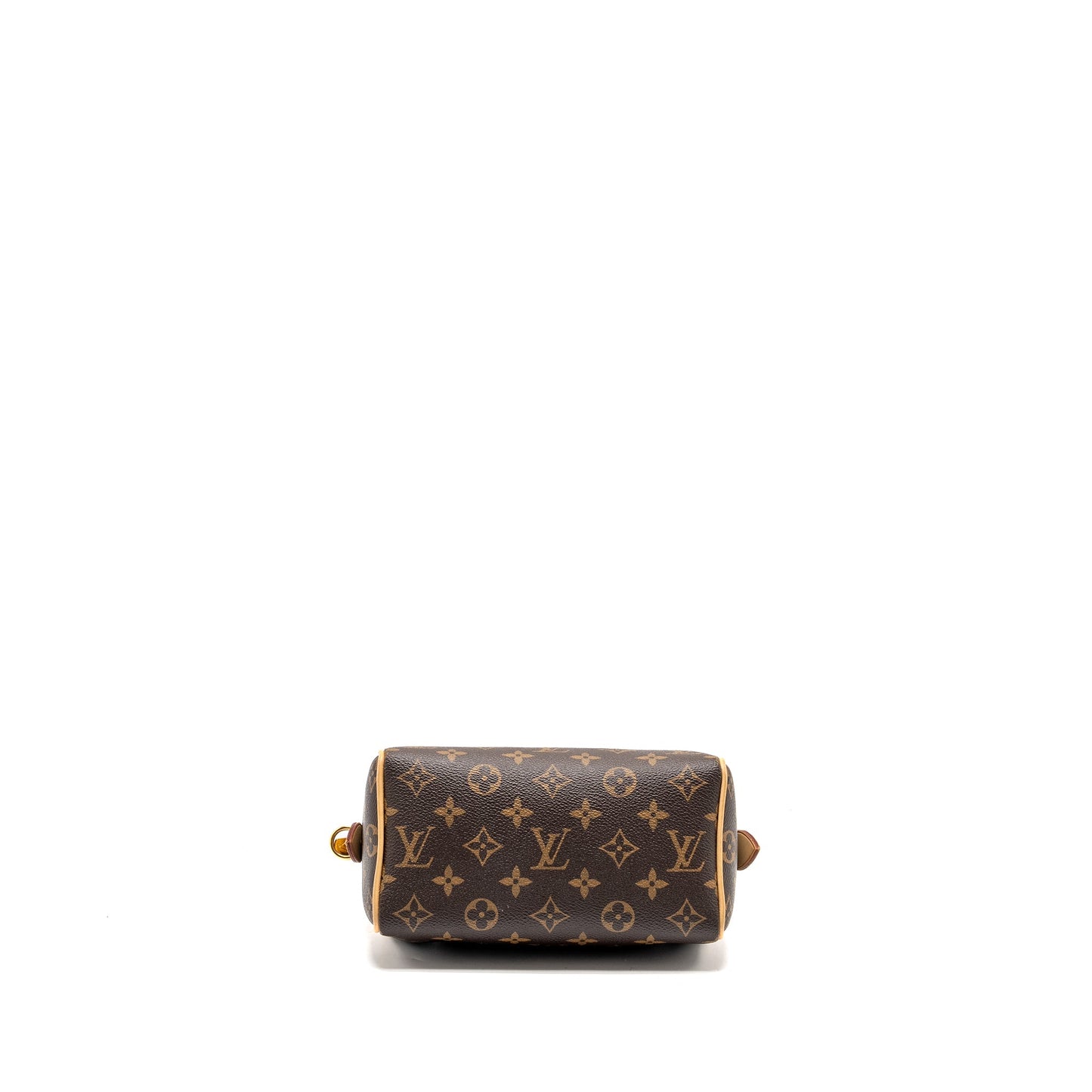 LOUIS VUITTON Speedy Bandouliere 20 Monogram Canvas with Black Strap